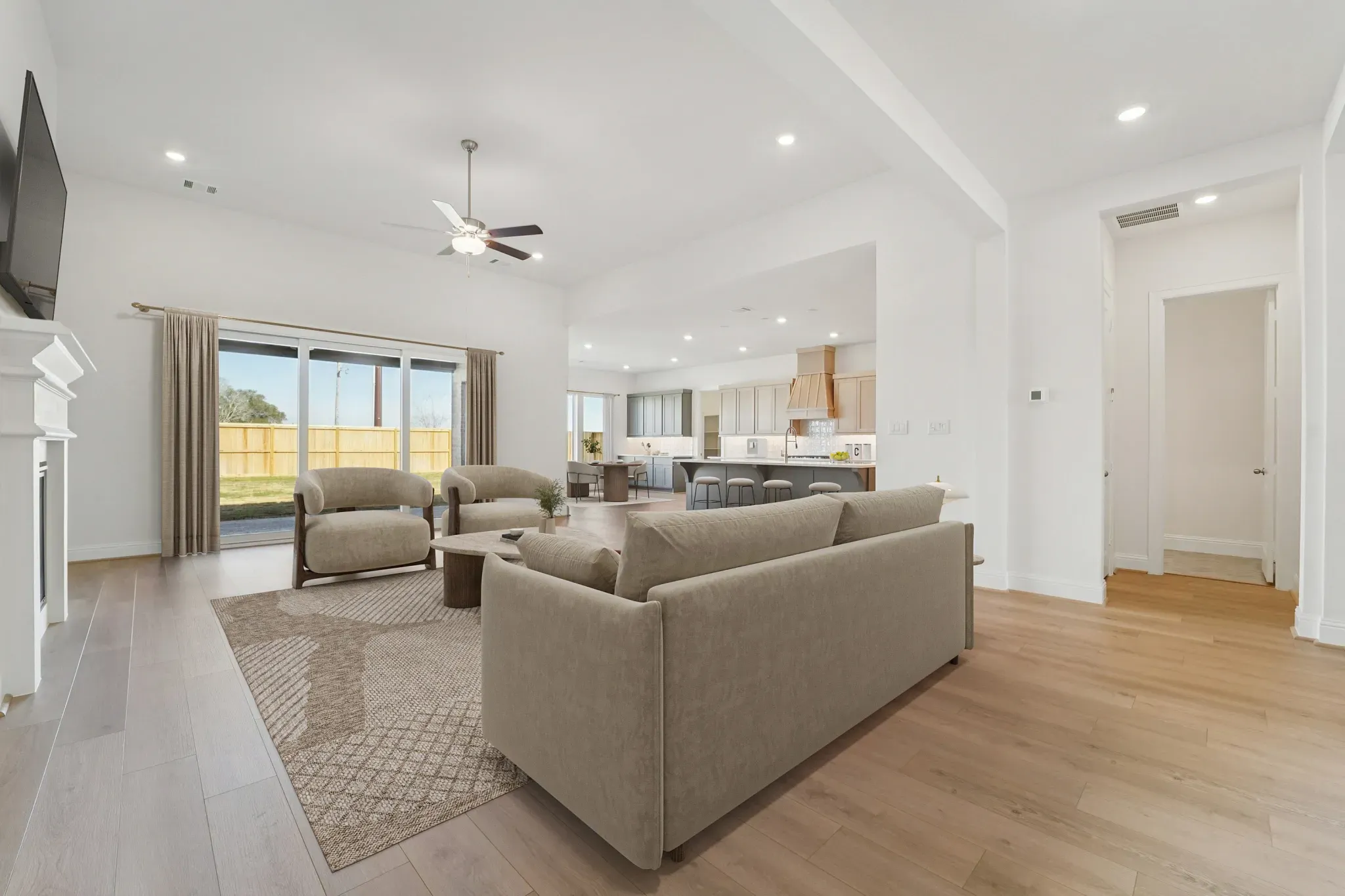 Plan 6010 Great Room - Staged