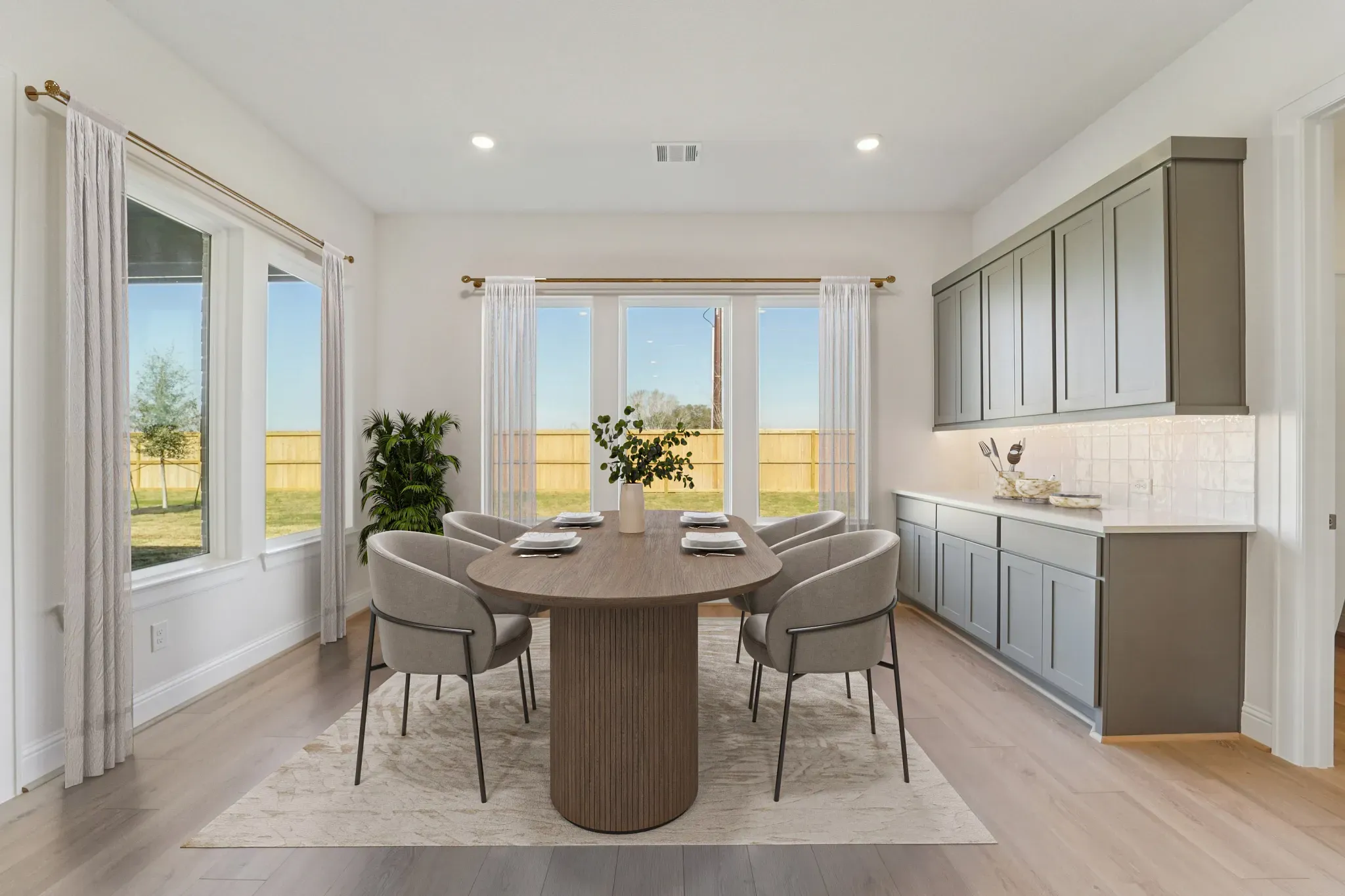 Plan 6010 Dining Room - Staged