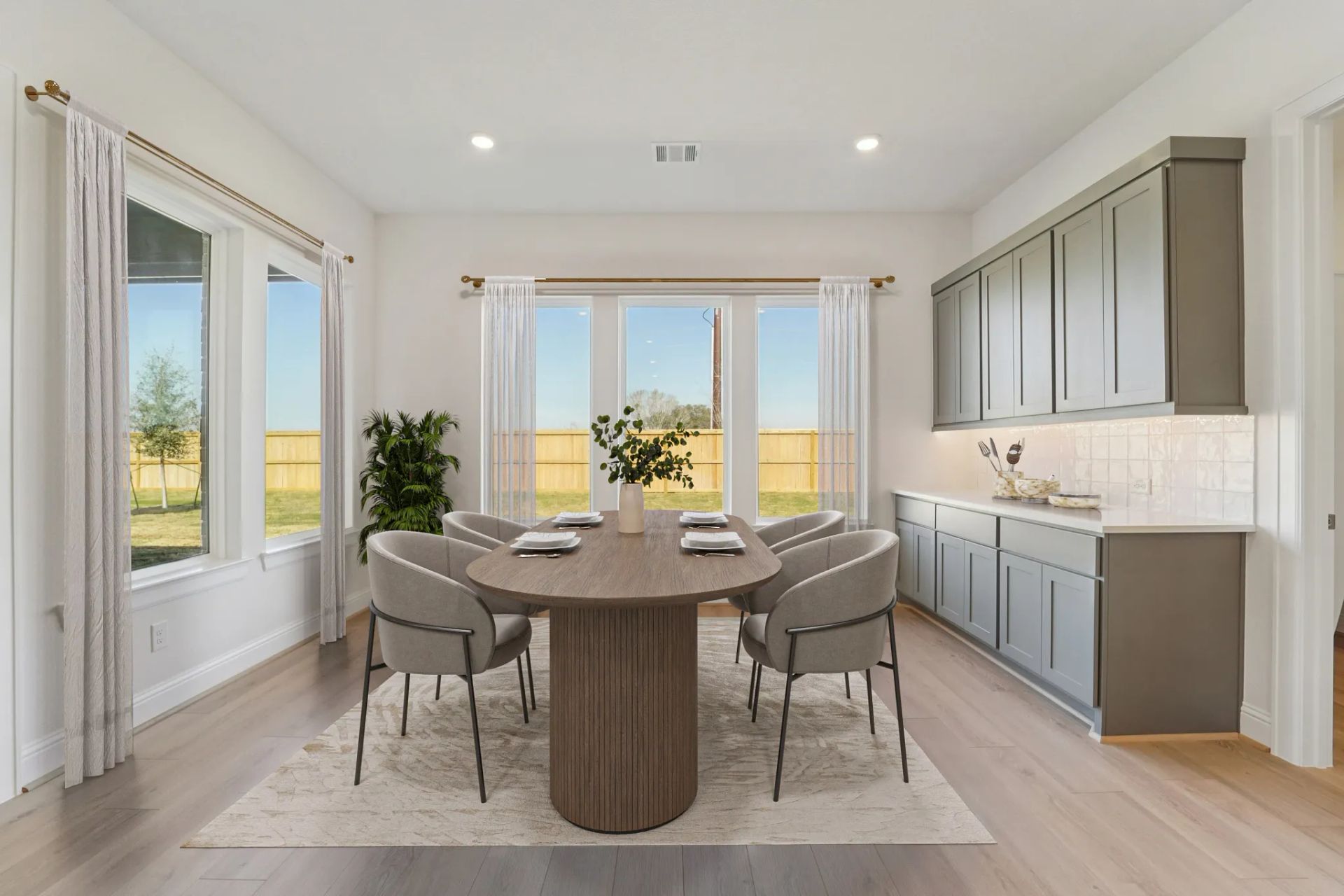 Plan 6010 Dining Room - Staged