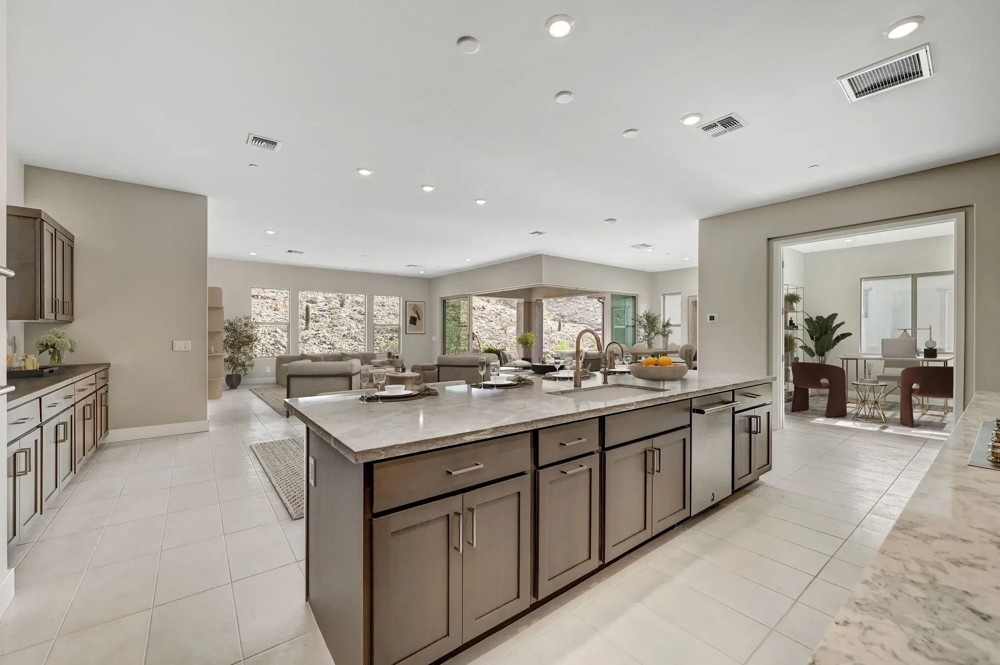 Virtually Staged Ridgecrest Savona Kitchen