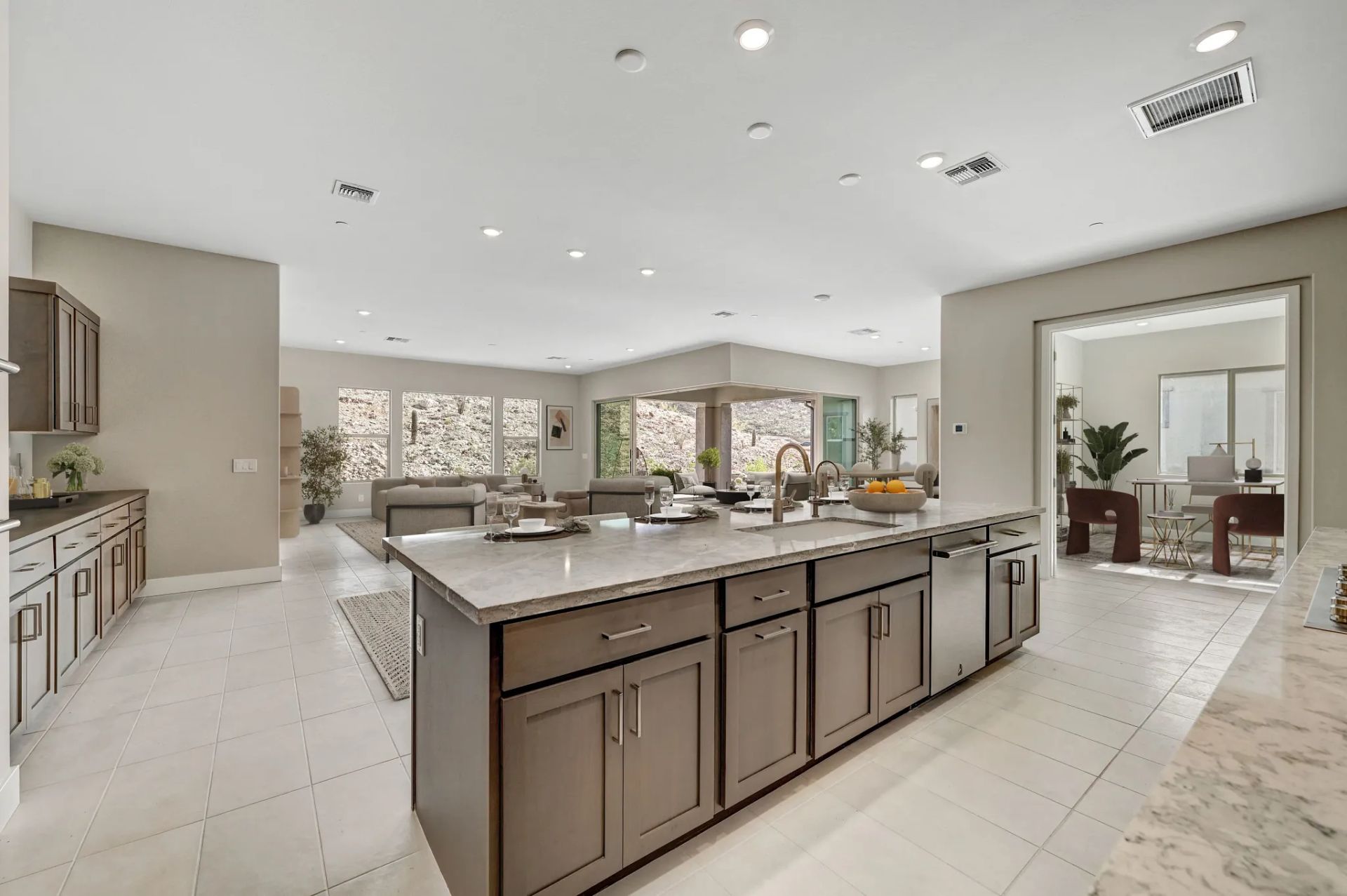 Virtually Staged Ridgecrest Savona Kitchen