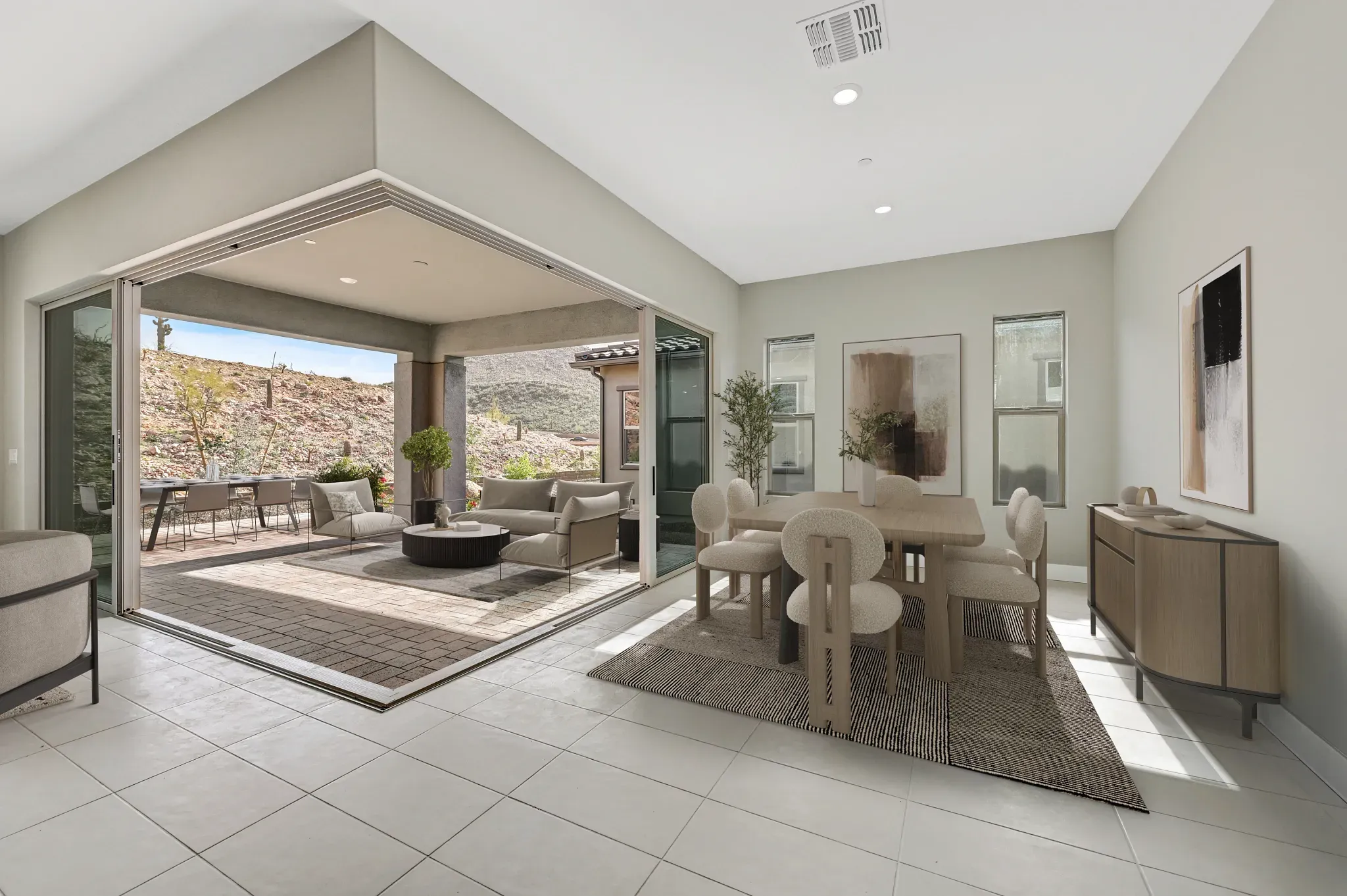 Virtually Staged Ridgecrest Savona Great Room