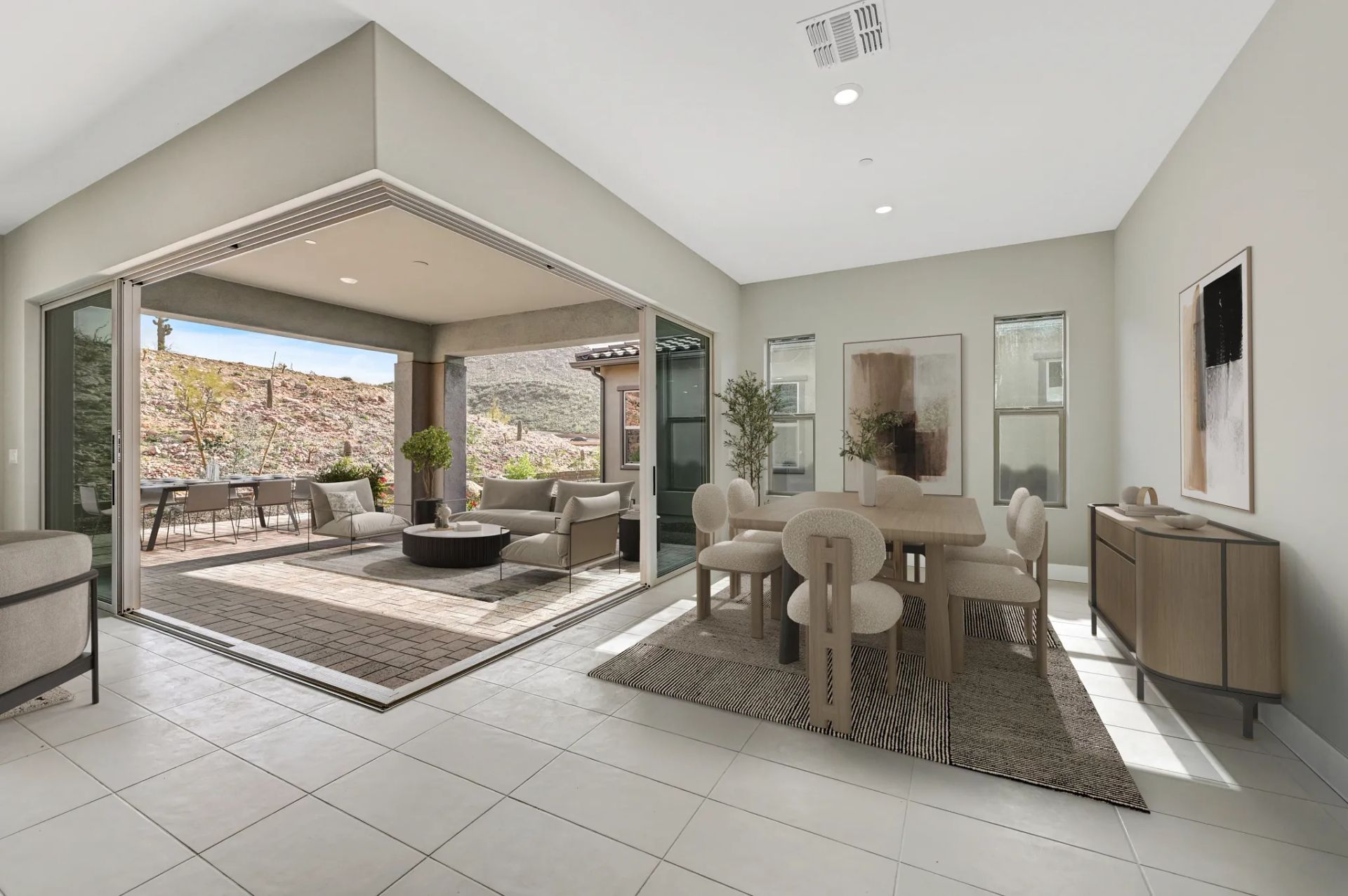 Virtually Staged Ridgecrest Savona Great Room