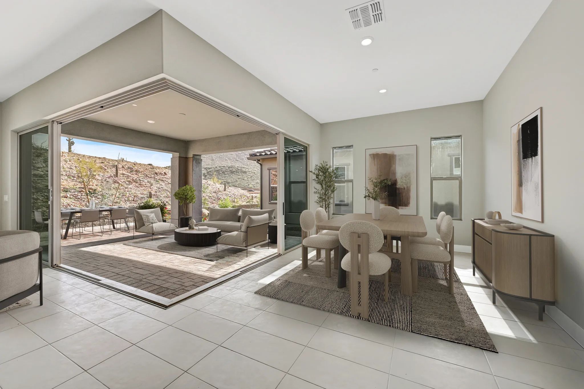 Virtually Staged Ridgecrest Savona Great Room