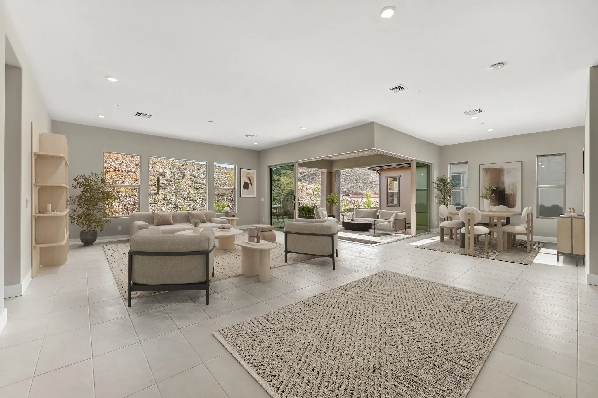 Virtually Staged Ridgecrest Savona Great Room
