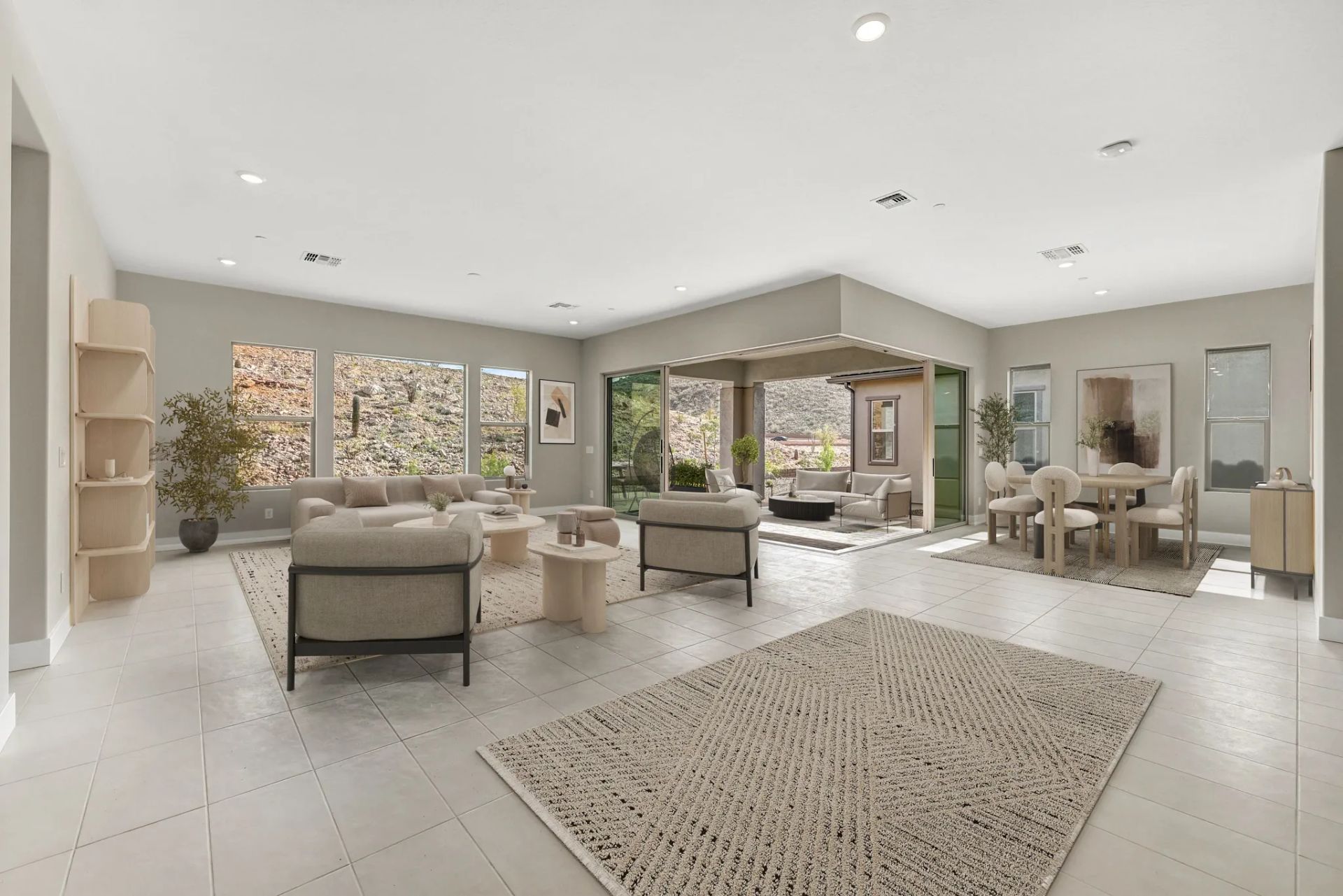 Virtually Staged Ridgecrest Savona Great Room