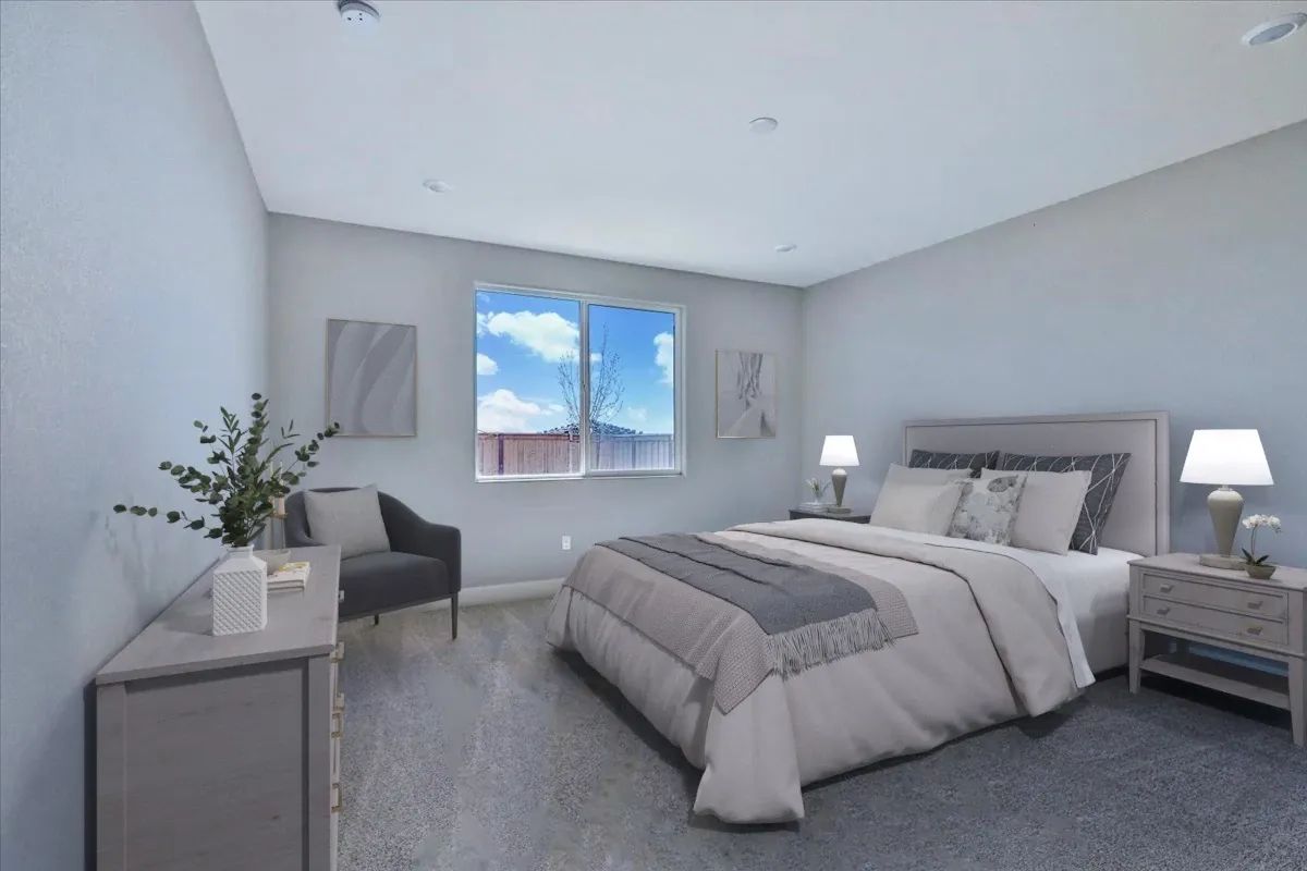 Primary Bedroom Virtually Staged