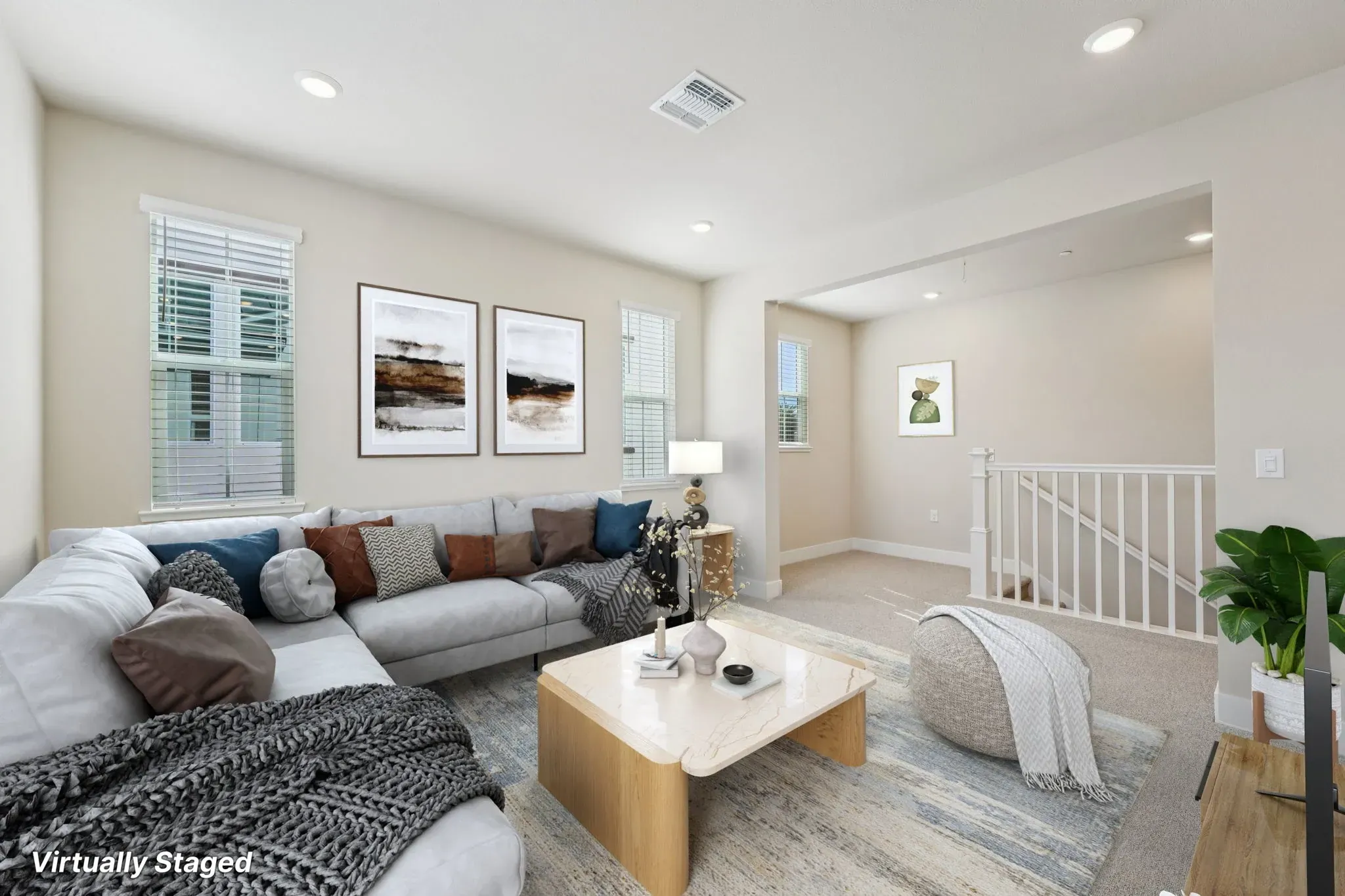 Abigail Place Plan 2 Lot 17 Loft Virtually Staged