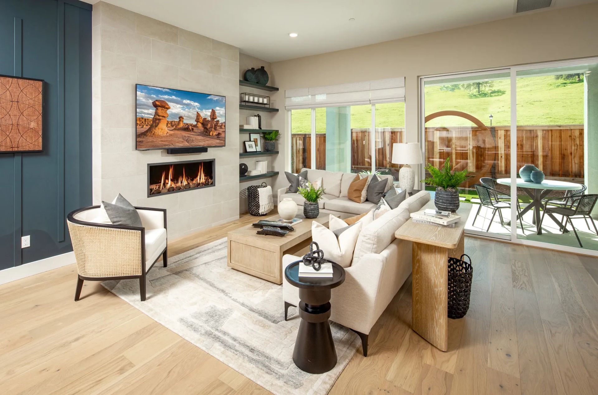 The Meadows Plan 1 Model Great Room