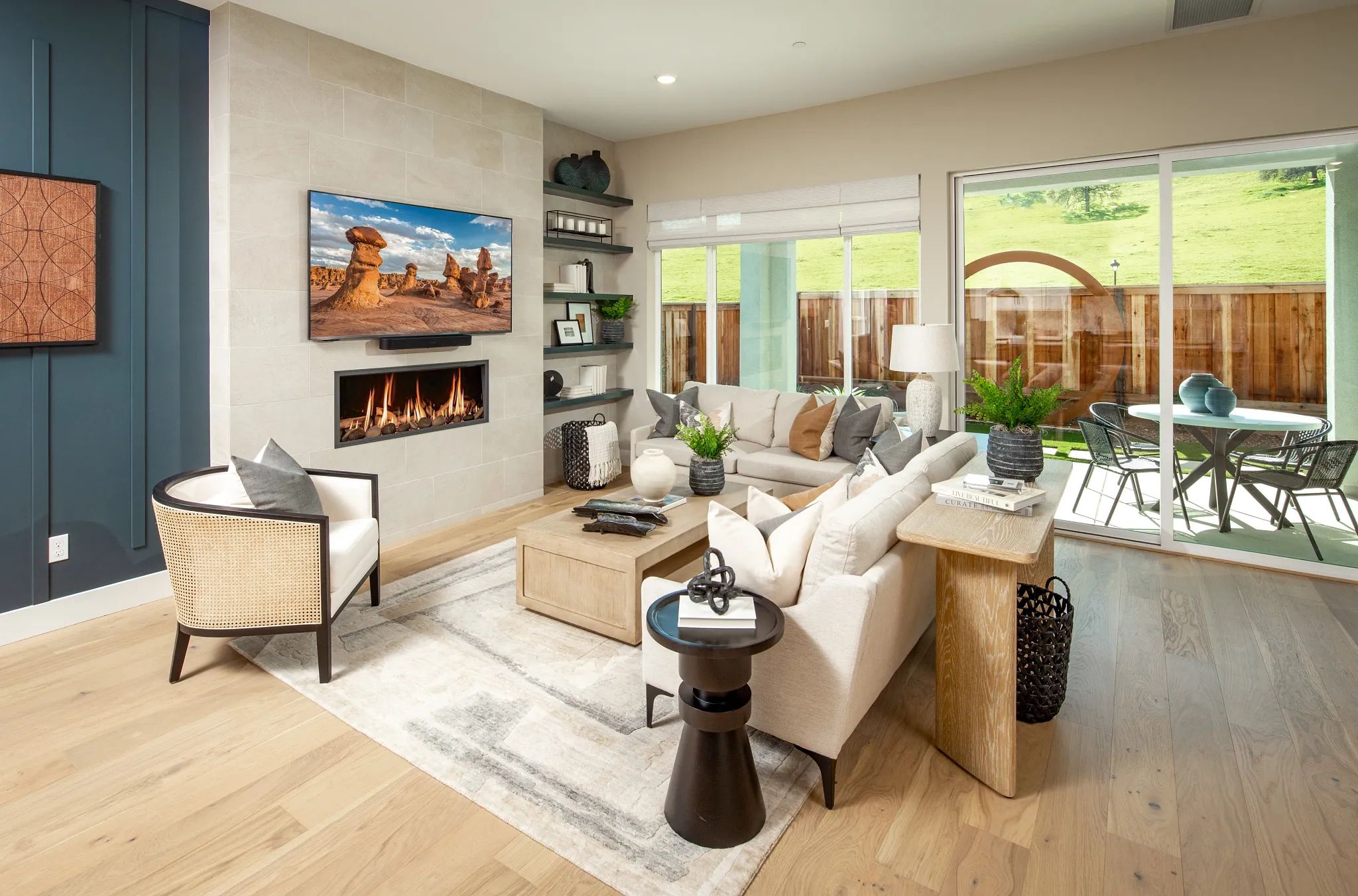 The Meadows Plan 1 Model Great Room