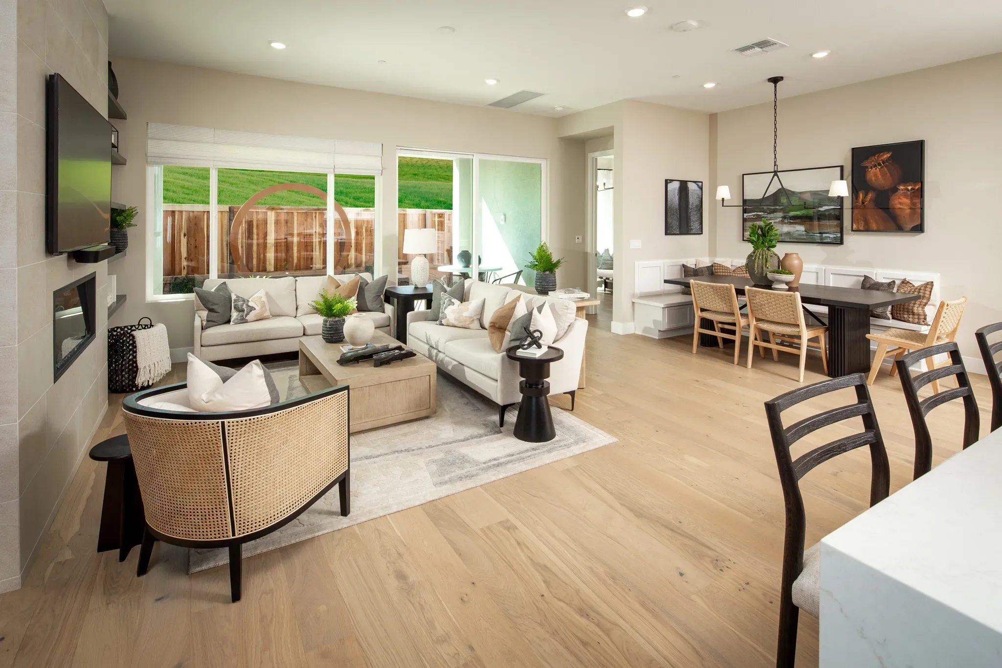 The Meadows Plan 1 Model Great Room