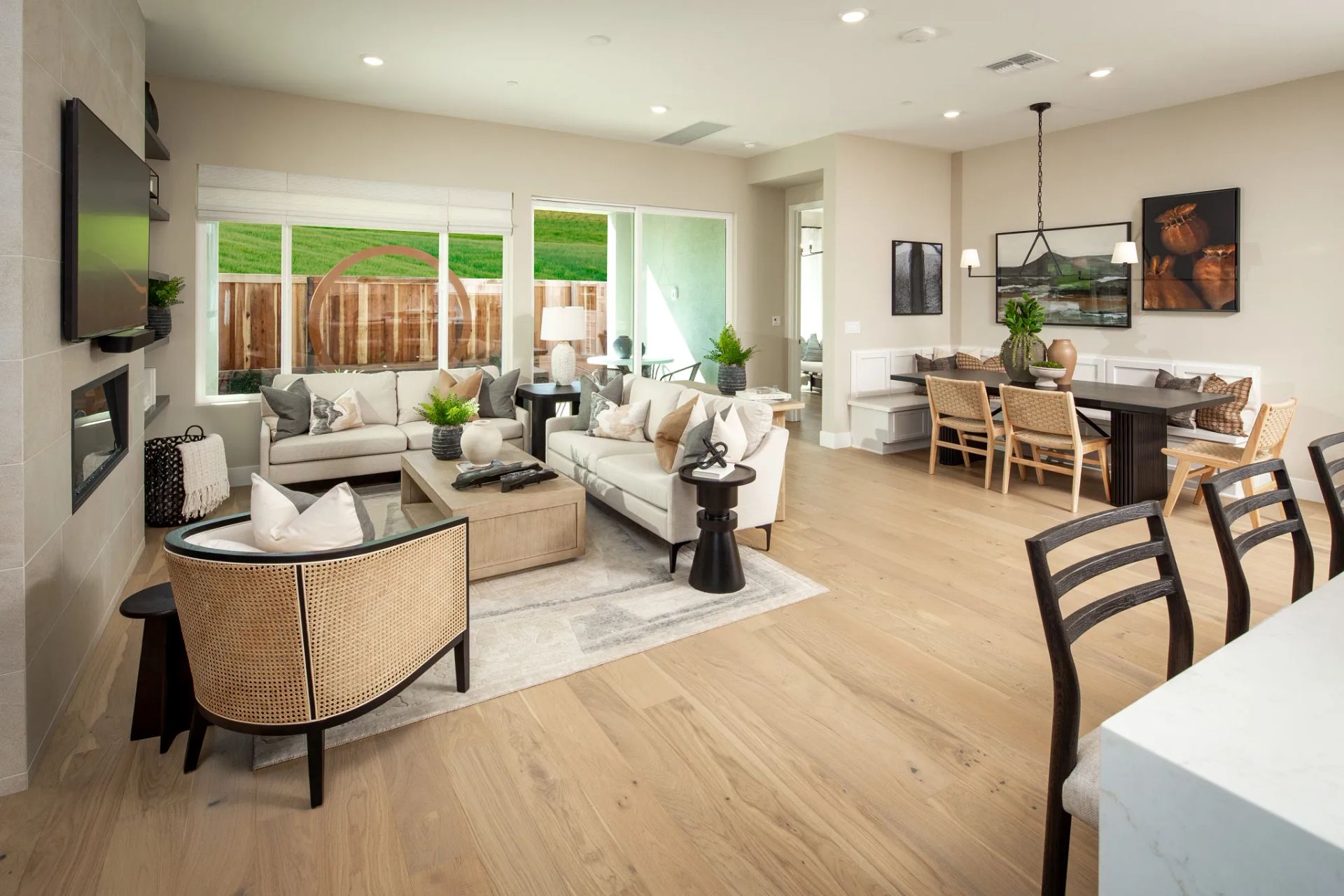 The Meadows Plan 1 Model Great Room
