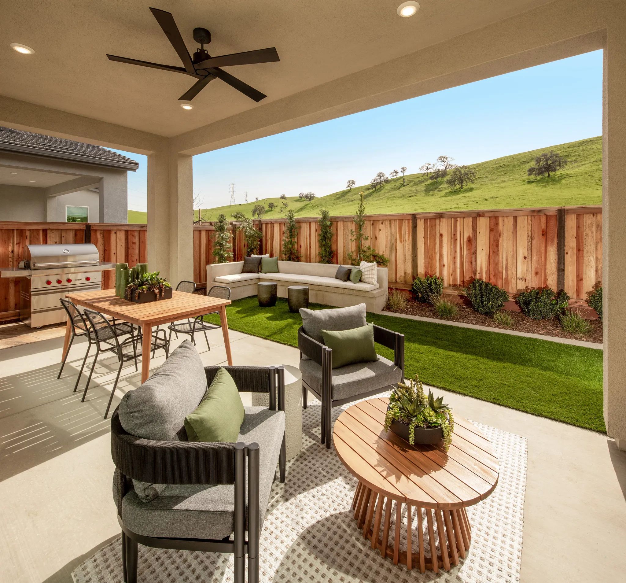 The Meadows Plan 2 Model Backyard