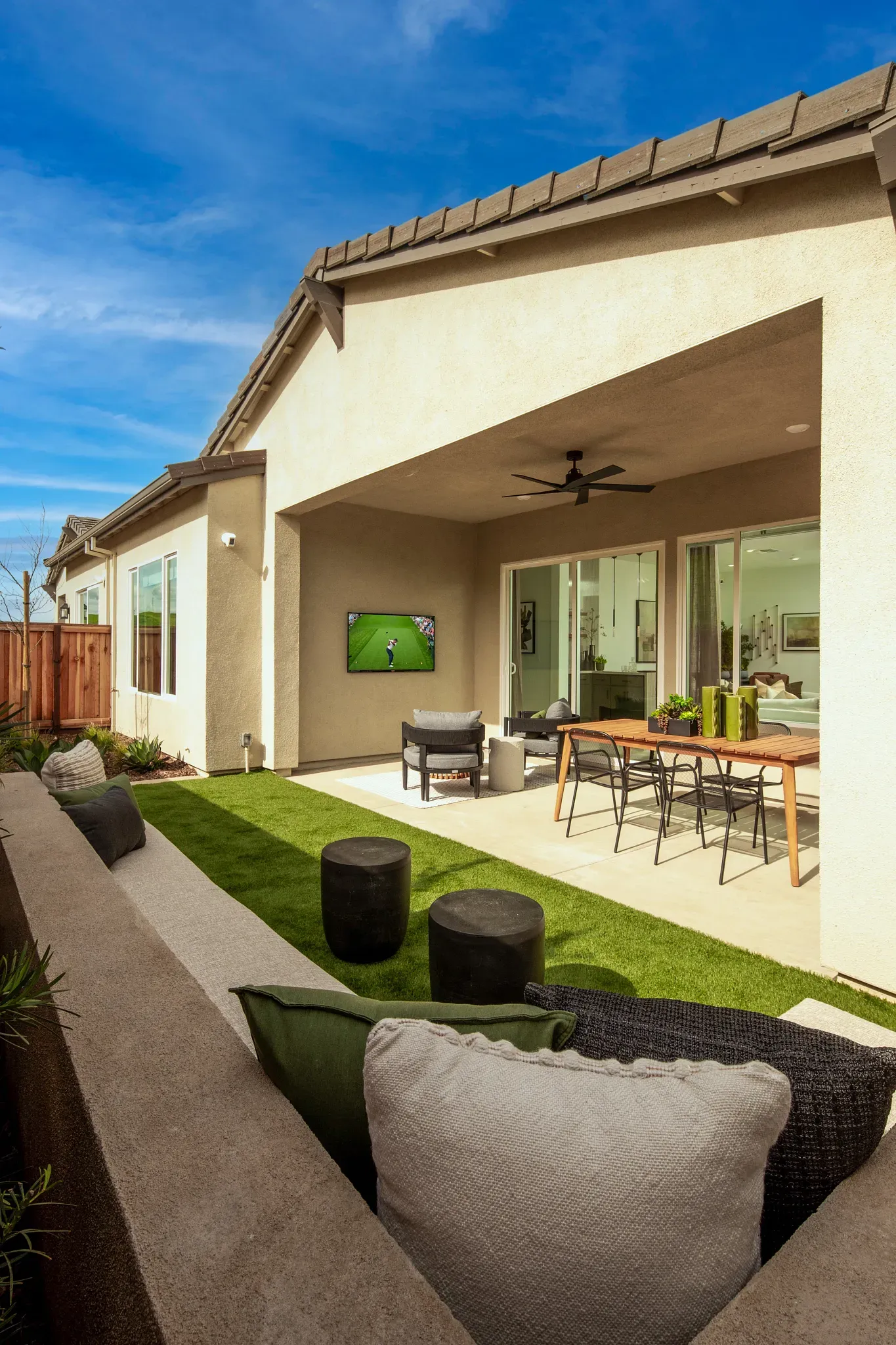 The Meadows Plan 2 Model Backyard