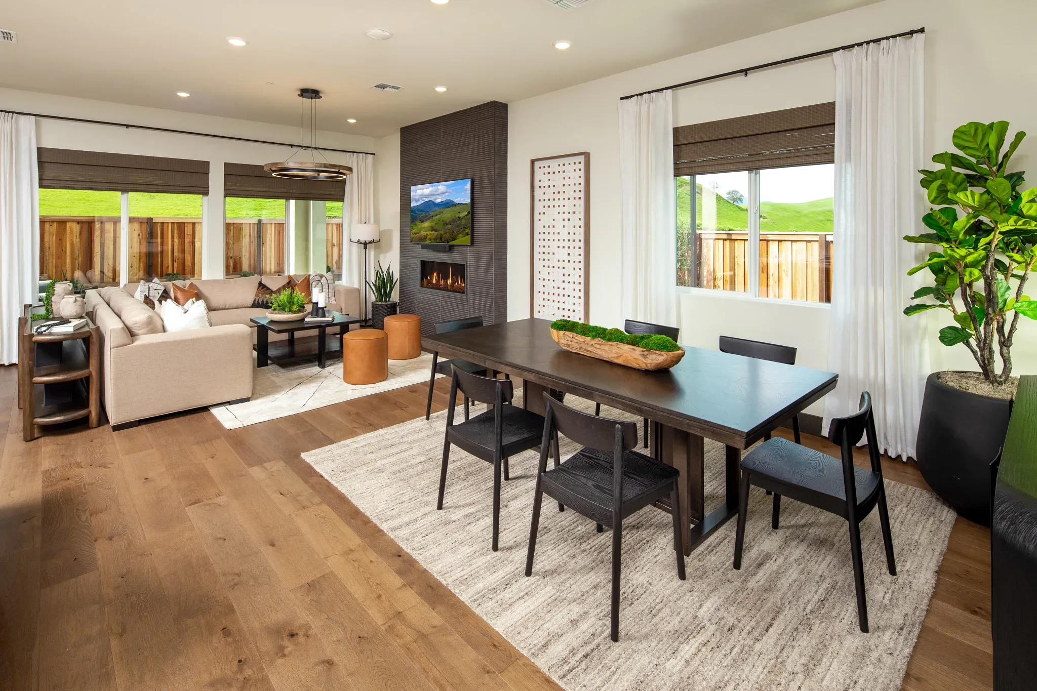 The Meadows Plan 3 Model Dining Area