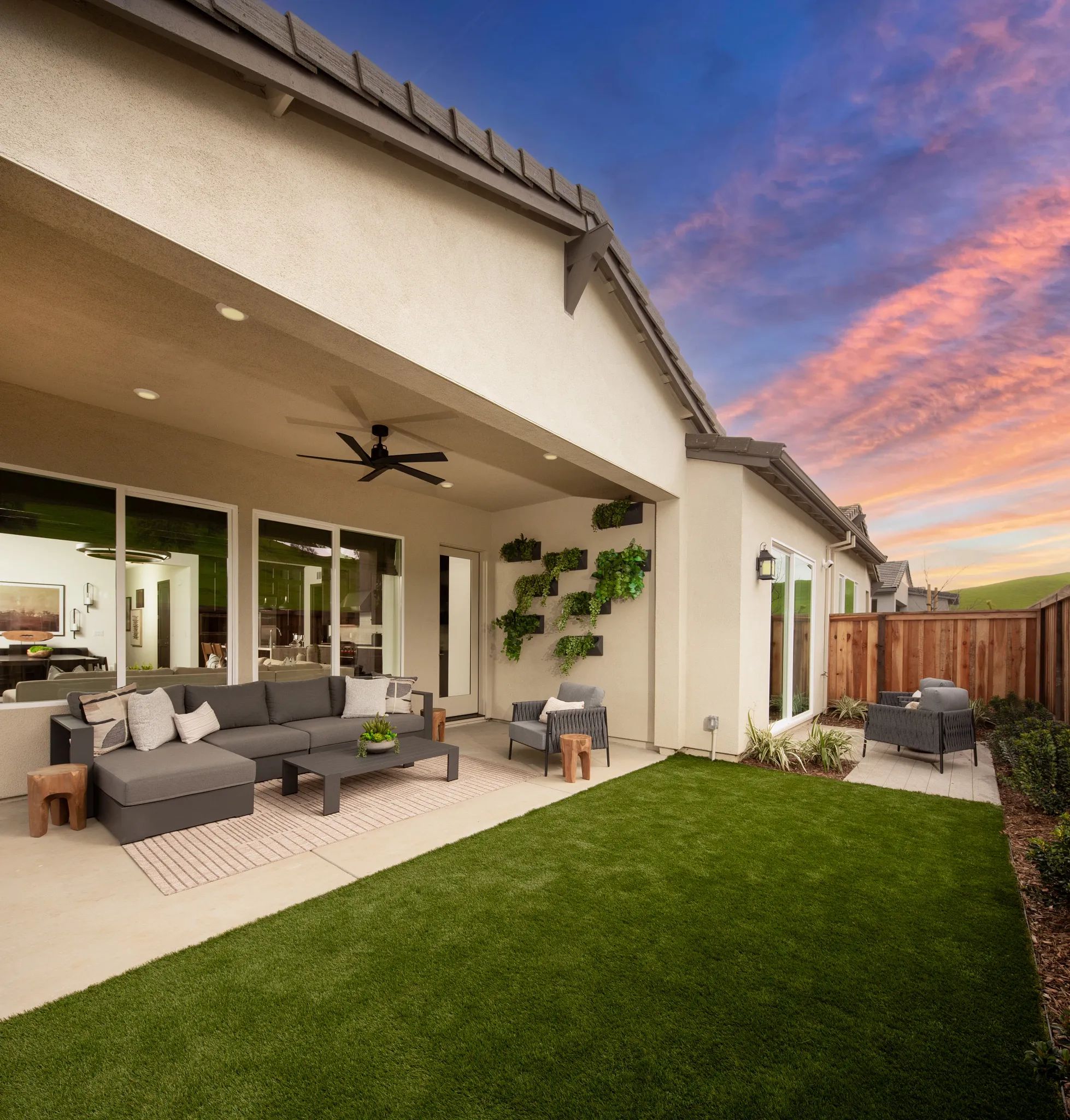 The Meadows Plan 3 Model Backyard