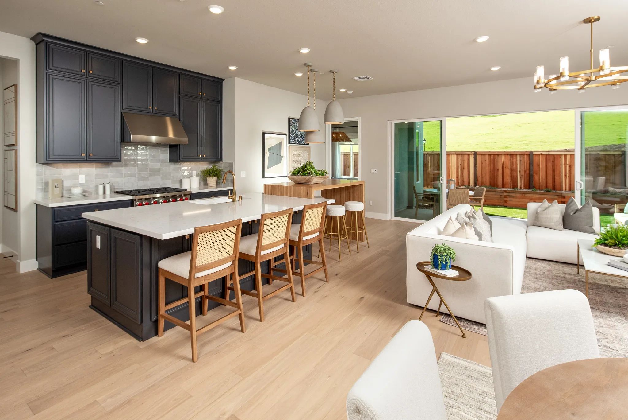 The Meadows Plan 4 Model Kitchen & Great Room