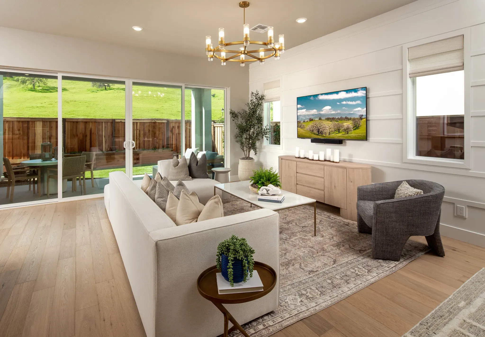 The Meadows Plan 4 Model Great Room