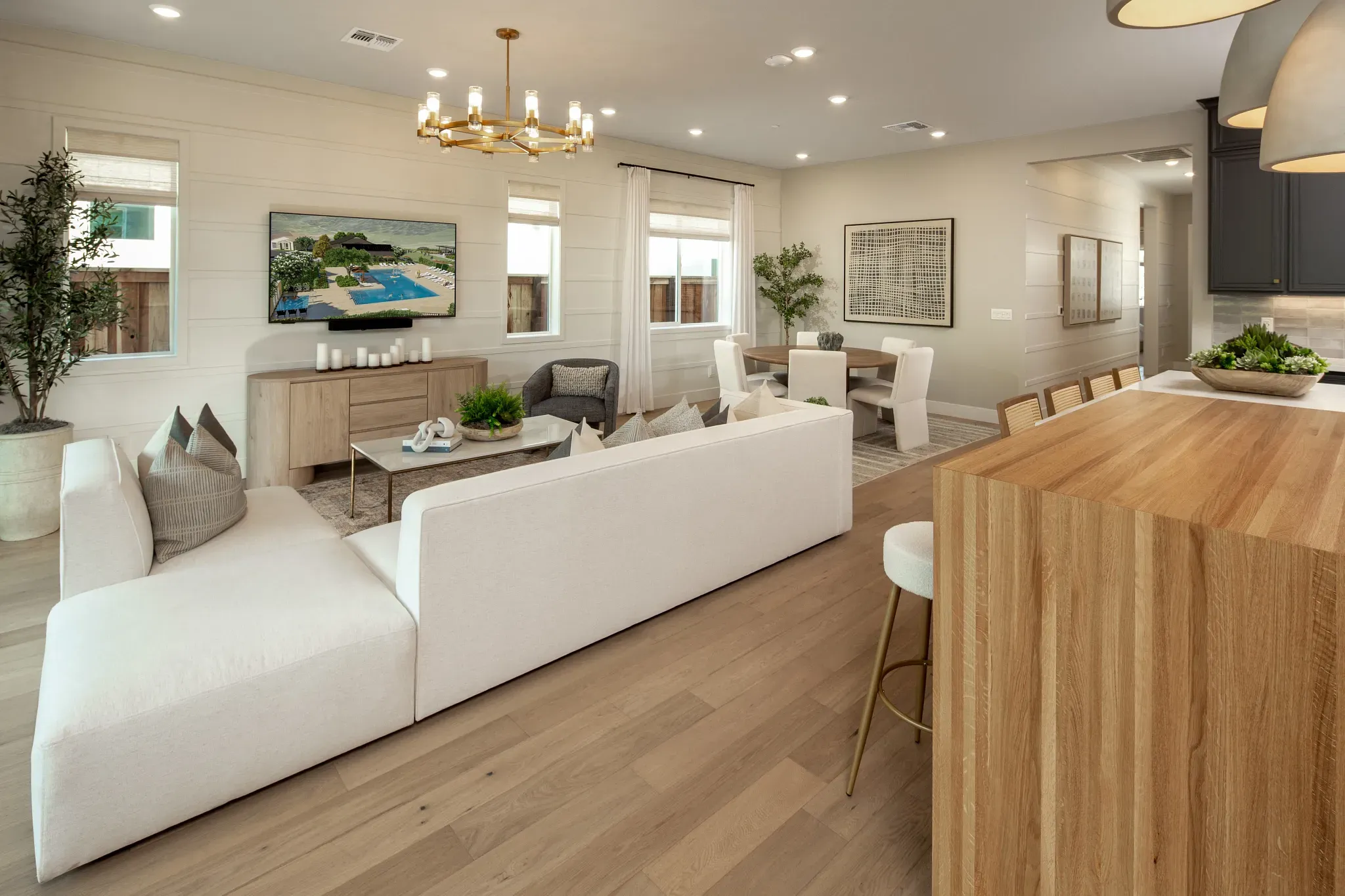 The Meadows Plan 4 Model Great Room