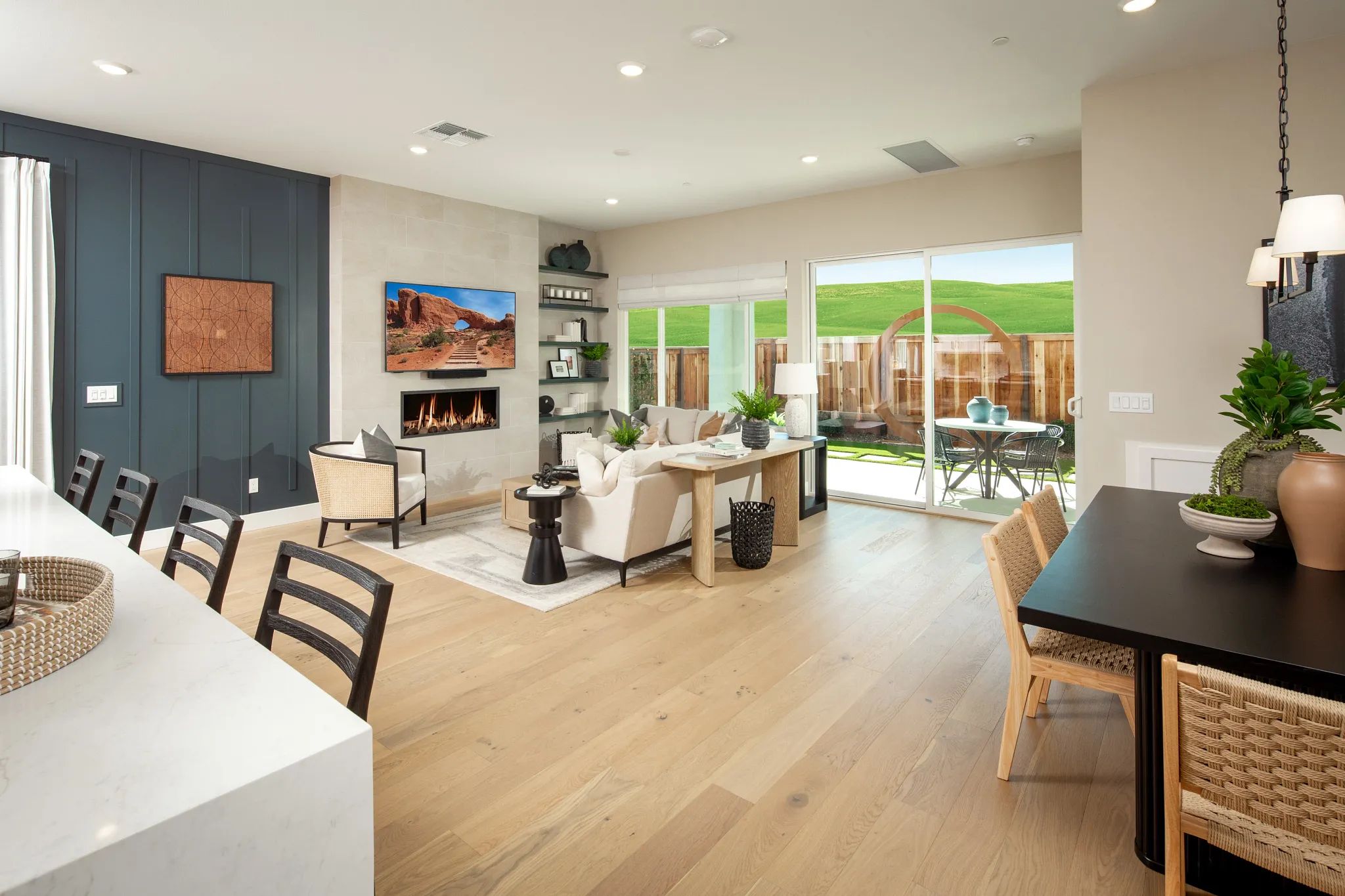 The Meadows Plan 1 Model Great Room