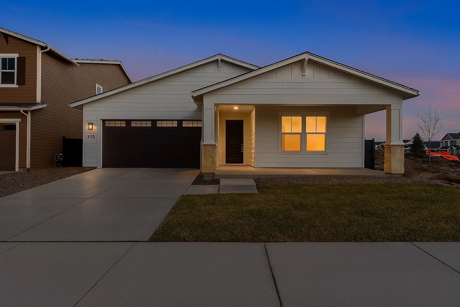 Concord Front Exterior Dusk
