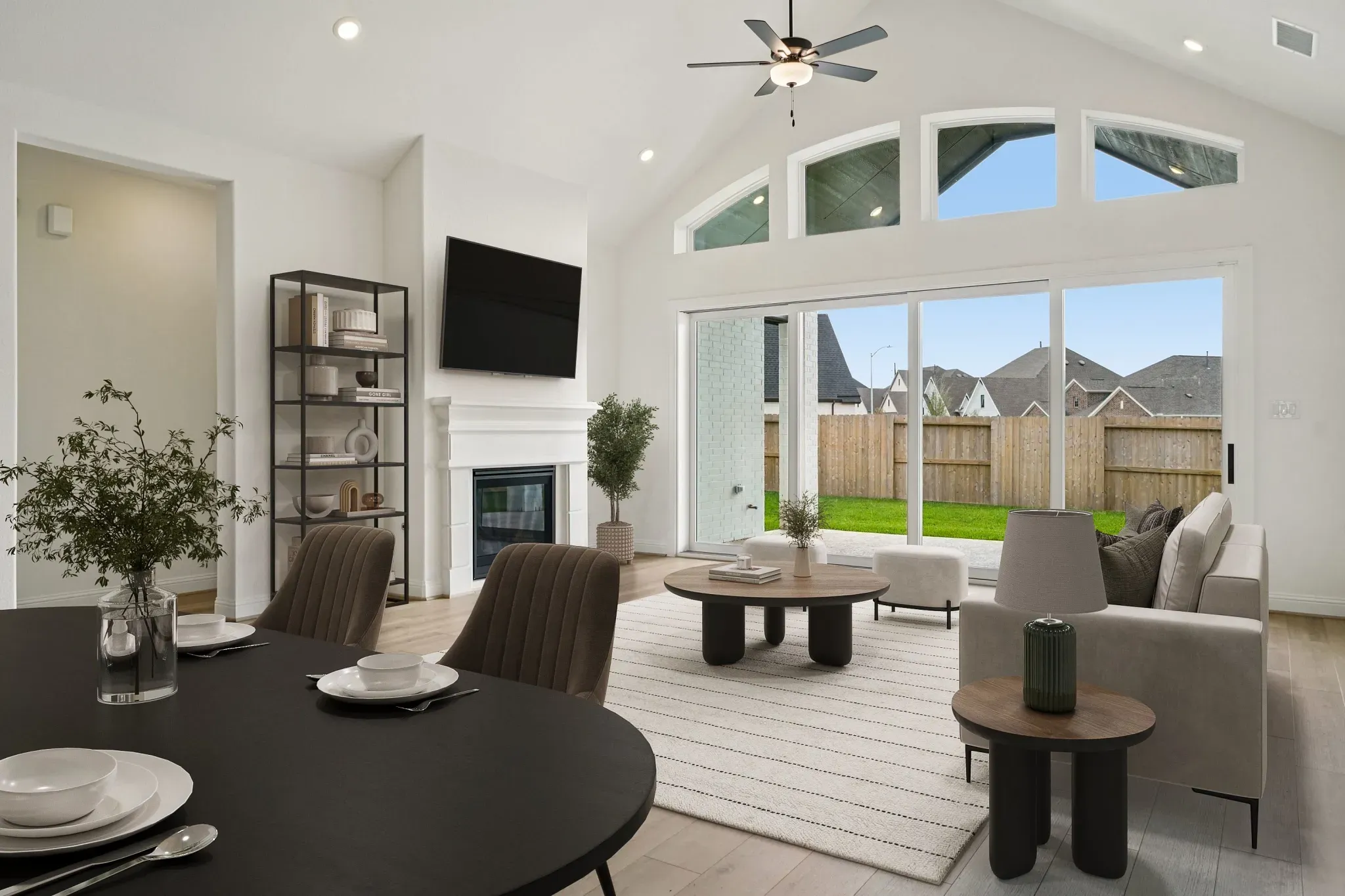 Homesite 6301 Great Room - Staged