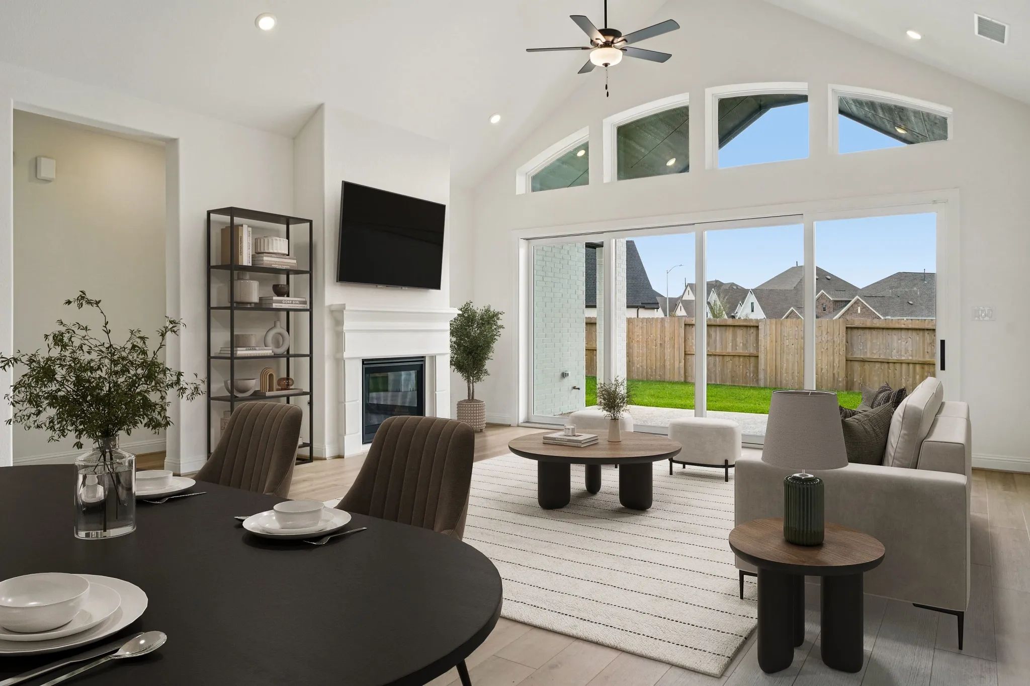 Homesite 6301 Great Room - Staged
