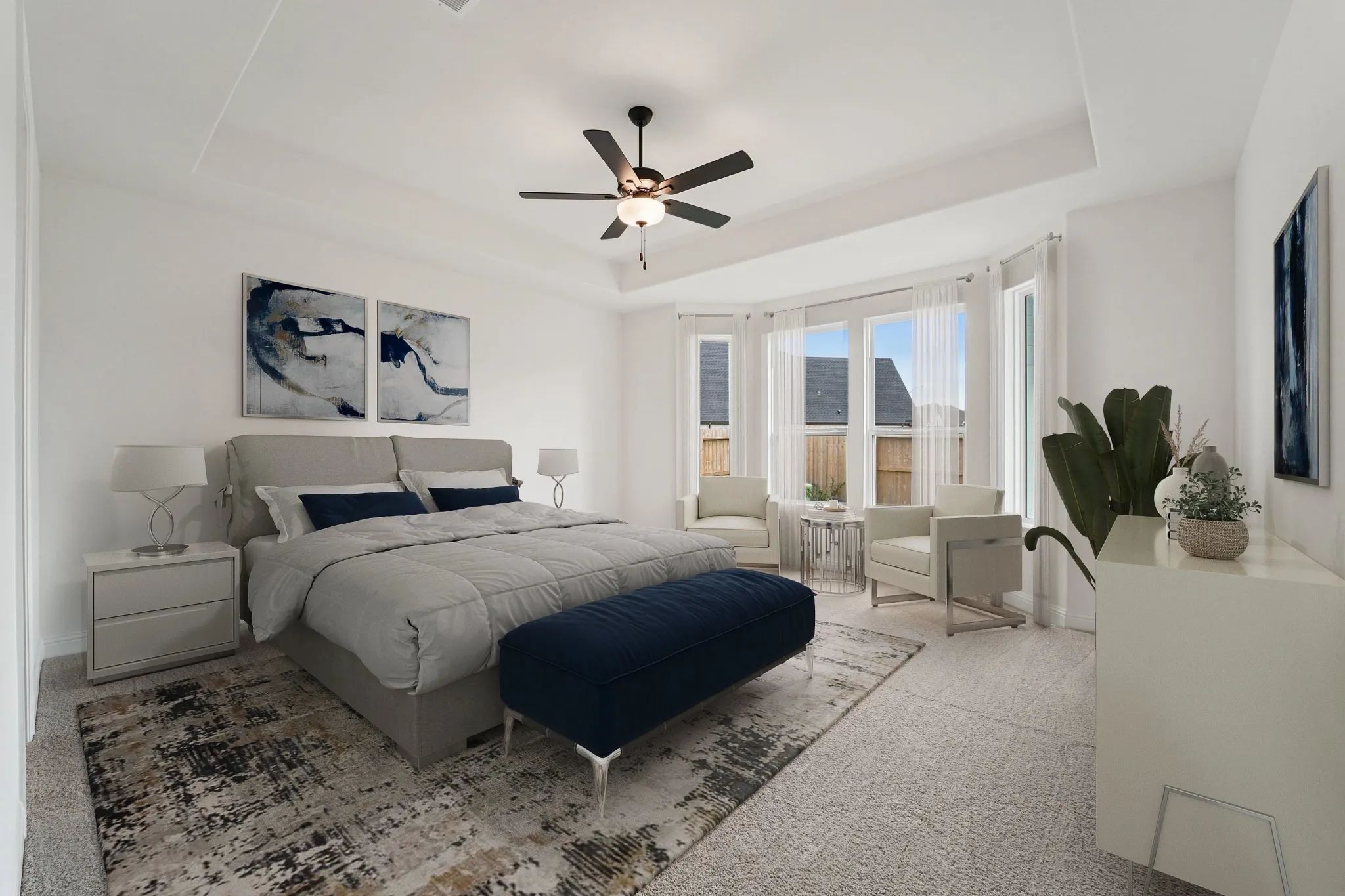 Homesite 6301 Primary Bed - Staged