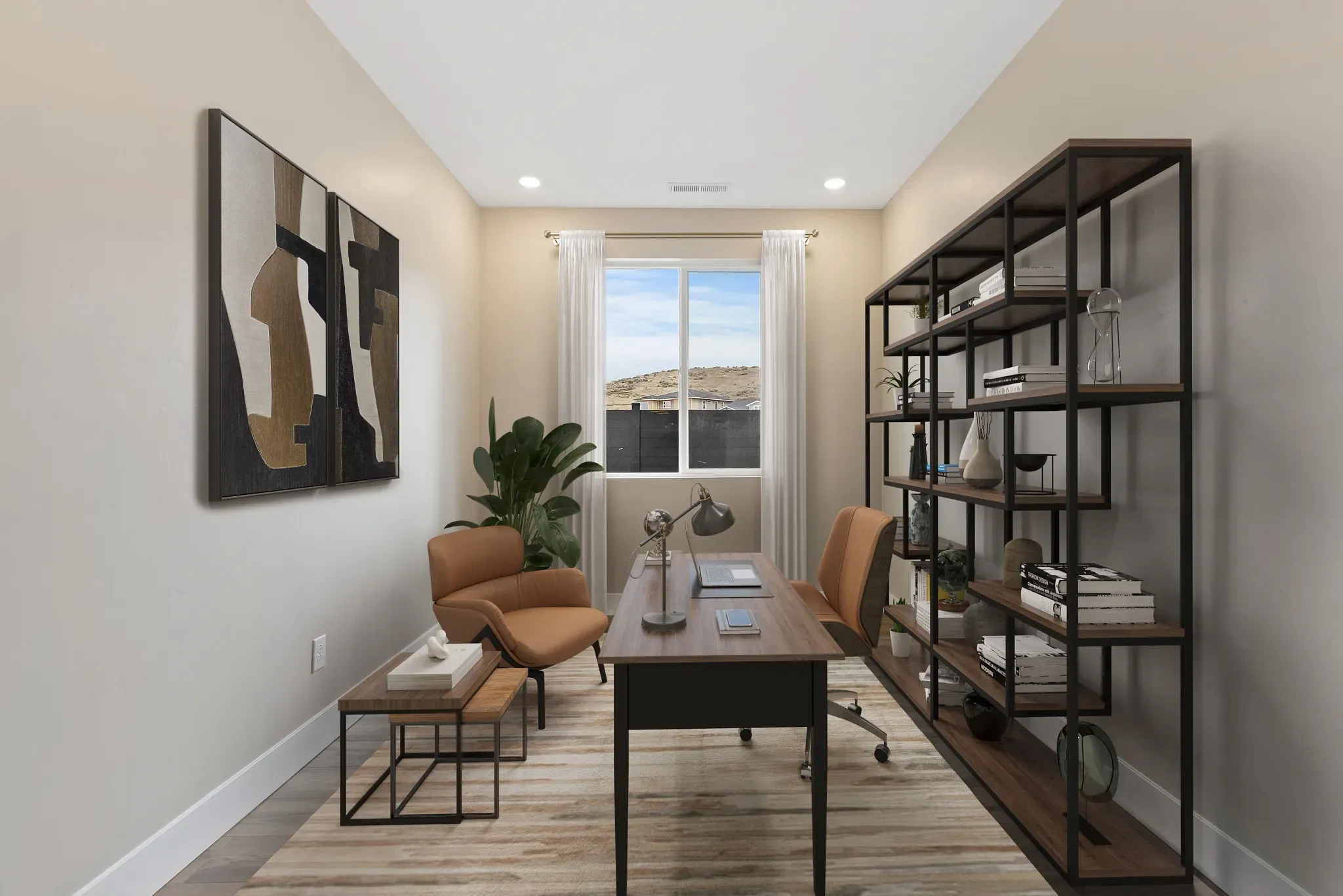 Virtually Staged Connect Den