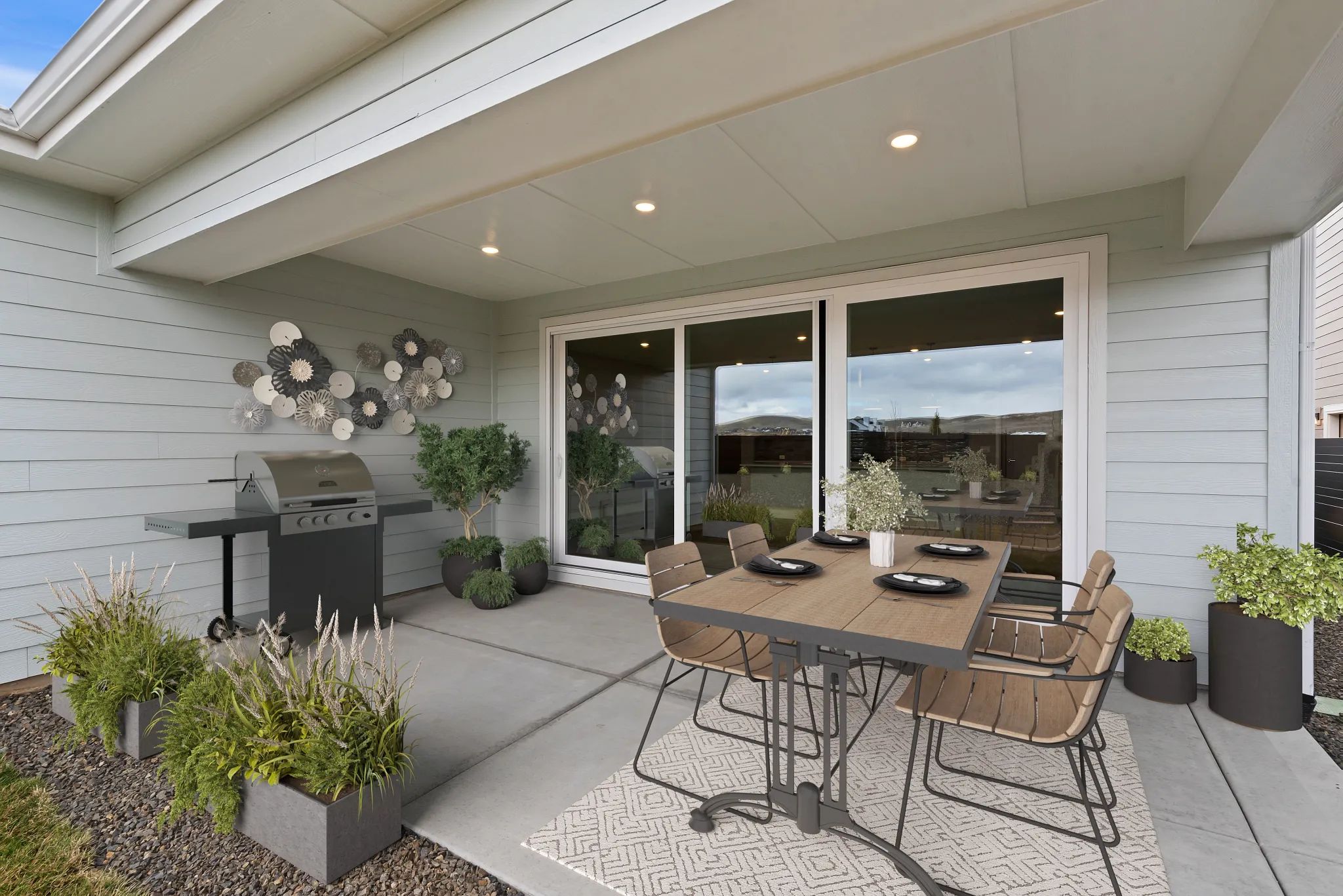 Virtually Staged Connect Covered Patio