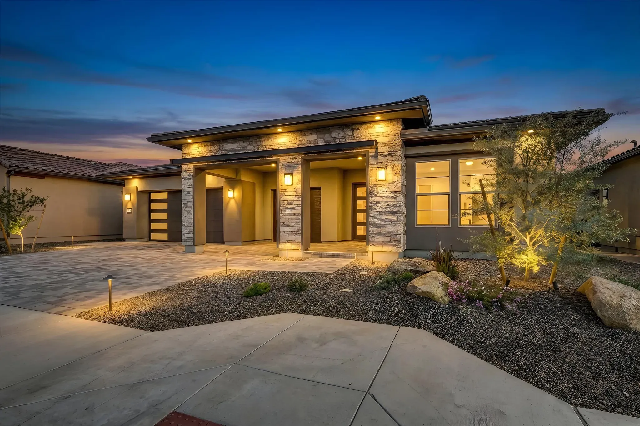 Trilogy Ridgecrest Savona HS 29 Front Dusk