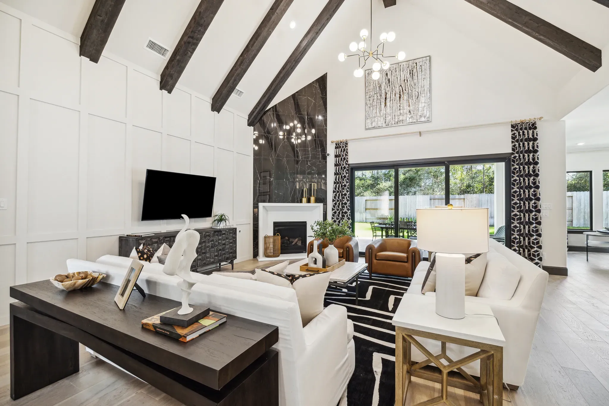 Plan 6020 Great Room - Staged