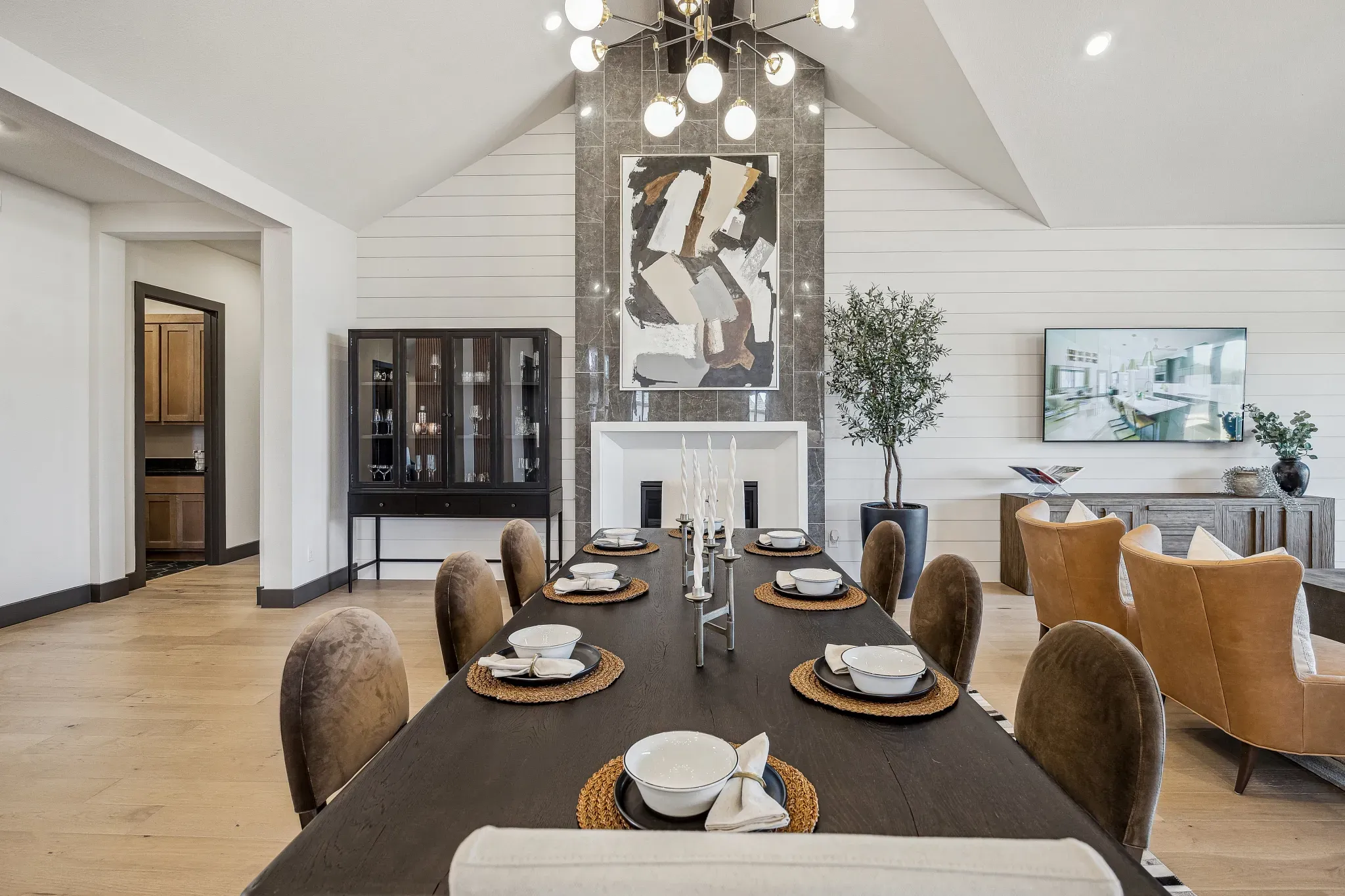 Plan 6029 Dining Room - Staged