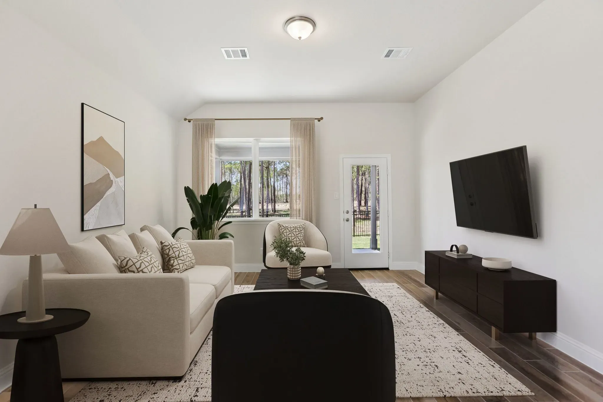 Plan 3009 Great Room - Staged