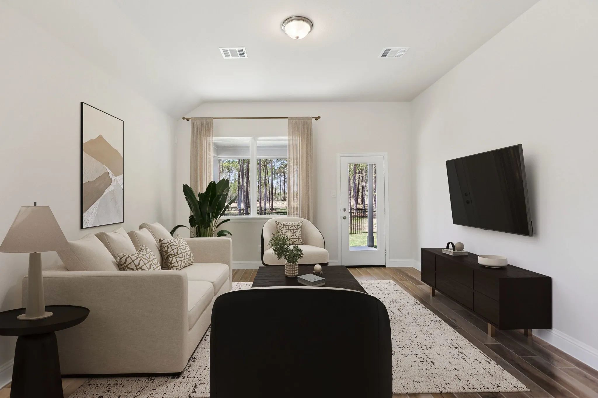 Plan 3009 Great Room - Staged