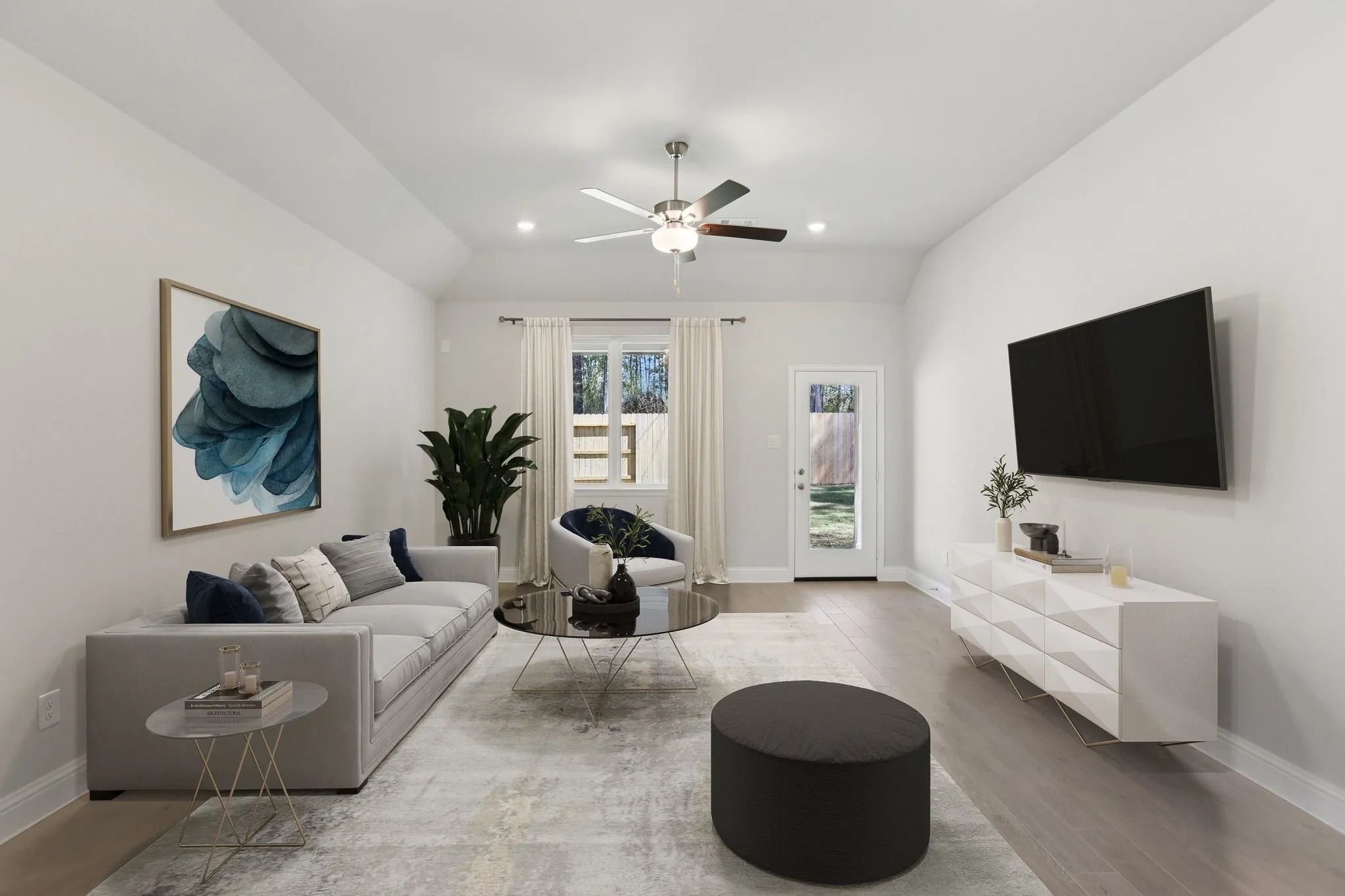 Homesite 1104 Great Room - Staged
