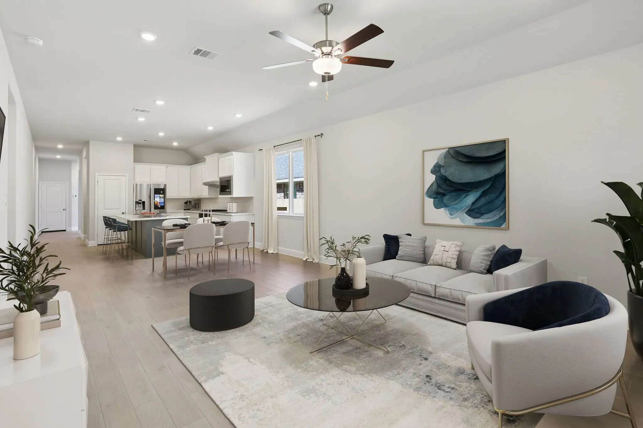 Homesite 1104 Great Room - Staged