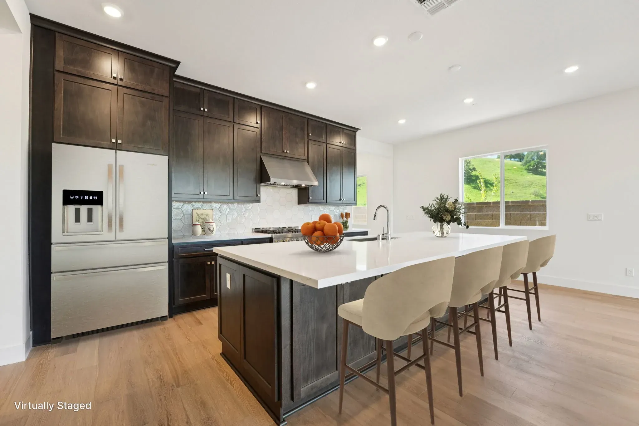 The Meadows Homesite 1 Kitchen Virtually Staged