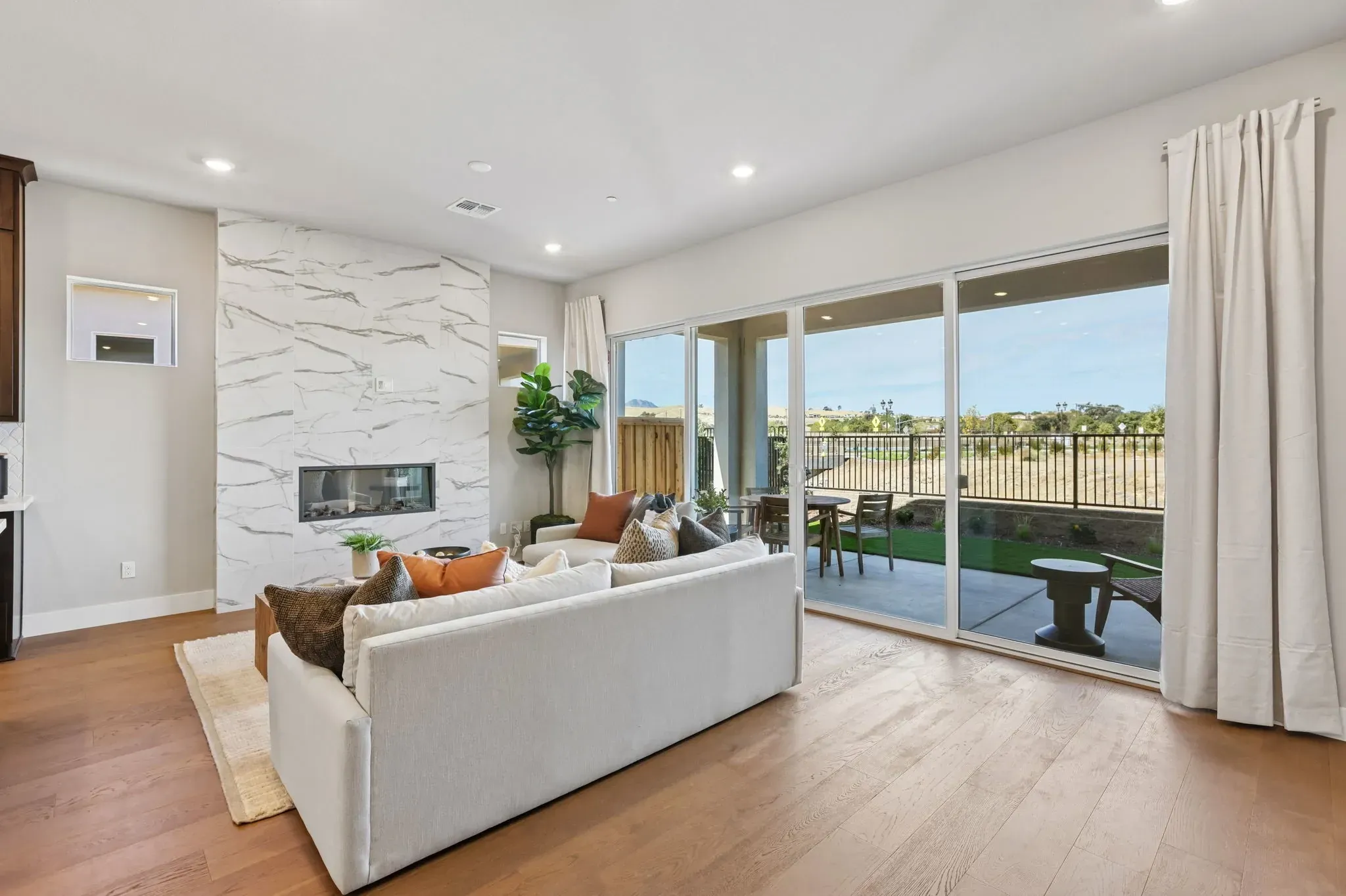 The Meadows Homesite 3 Living Room Virtually Stage