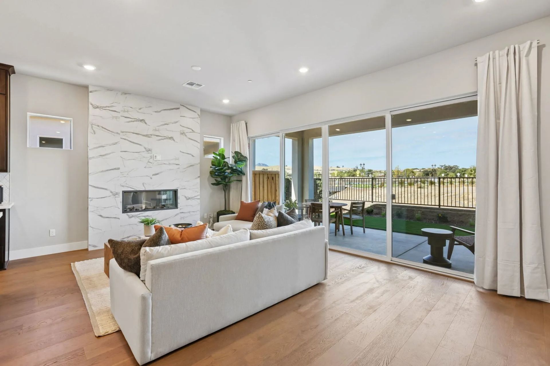 The Meadows Homesite 3 Living Room Virtually Stage