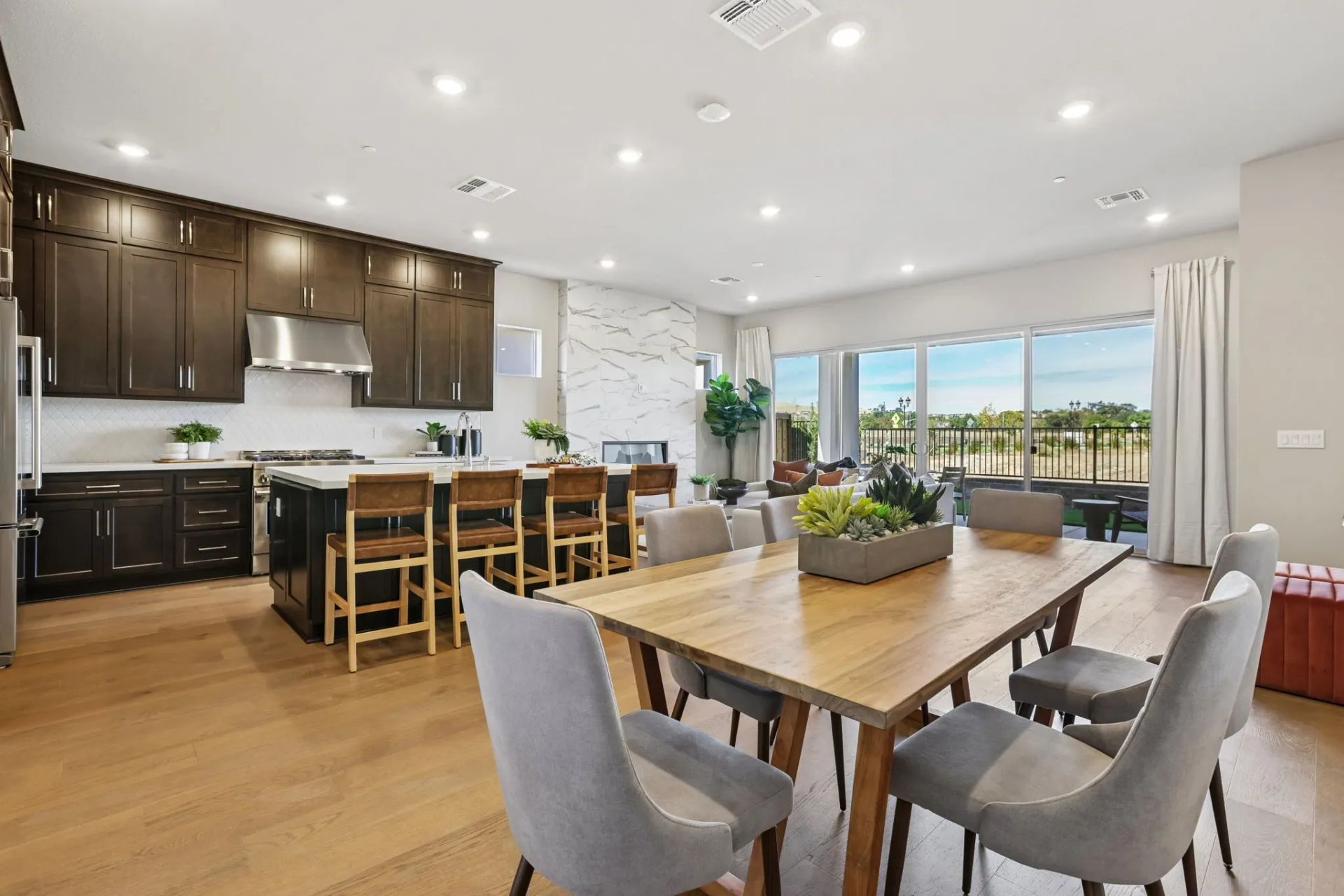 The Meadows Homesite 3 Kitchen Virtually Staged