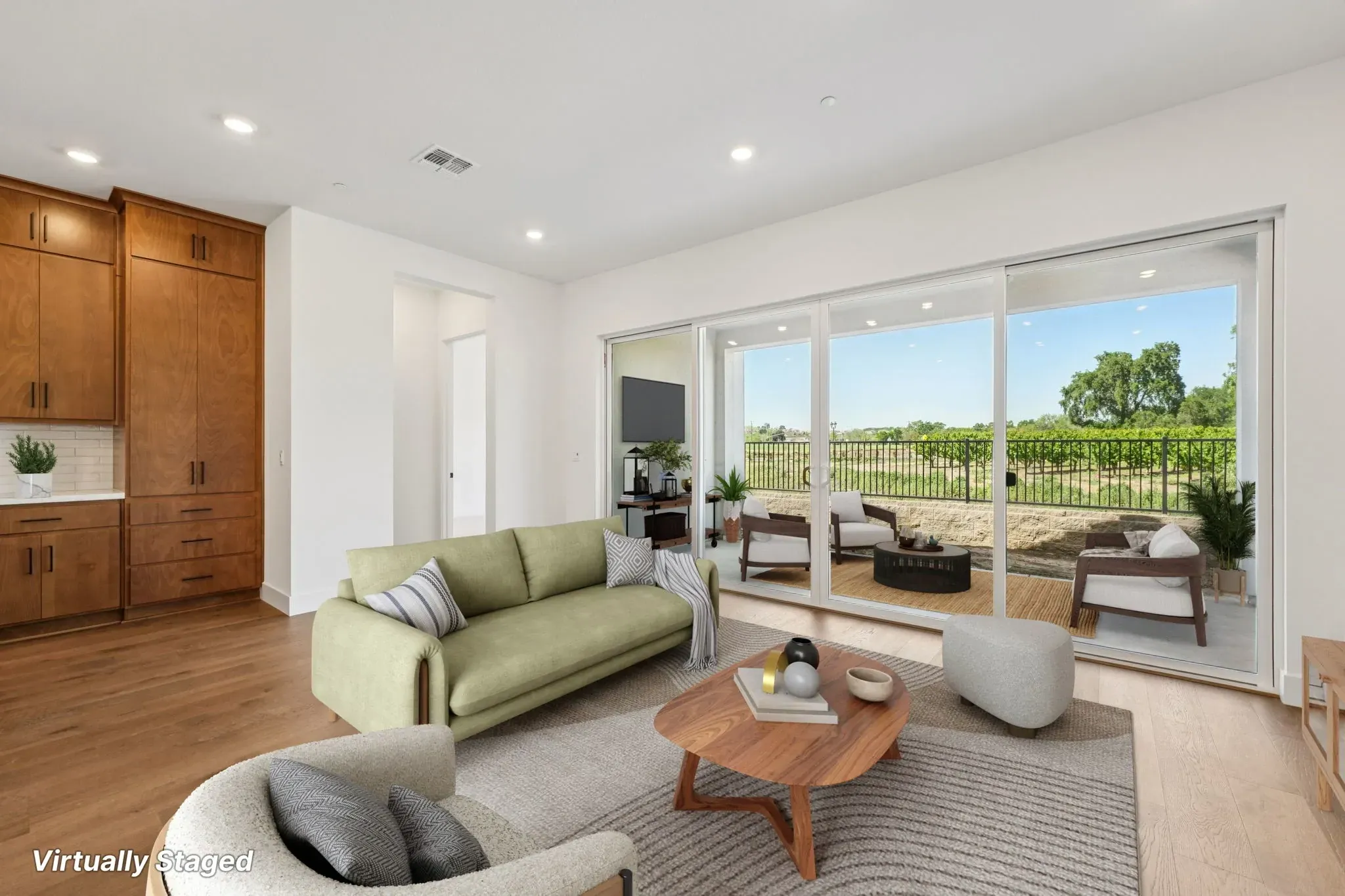 The Meadows Homesite 4 Living Room Virtually Stage
