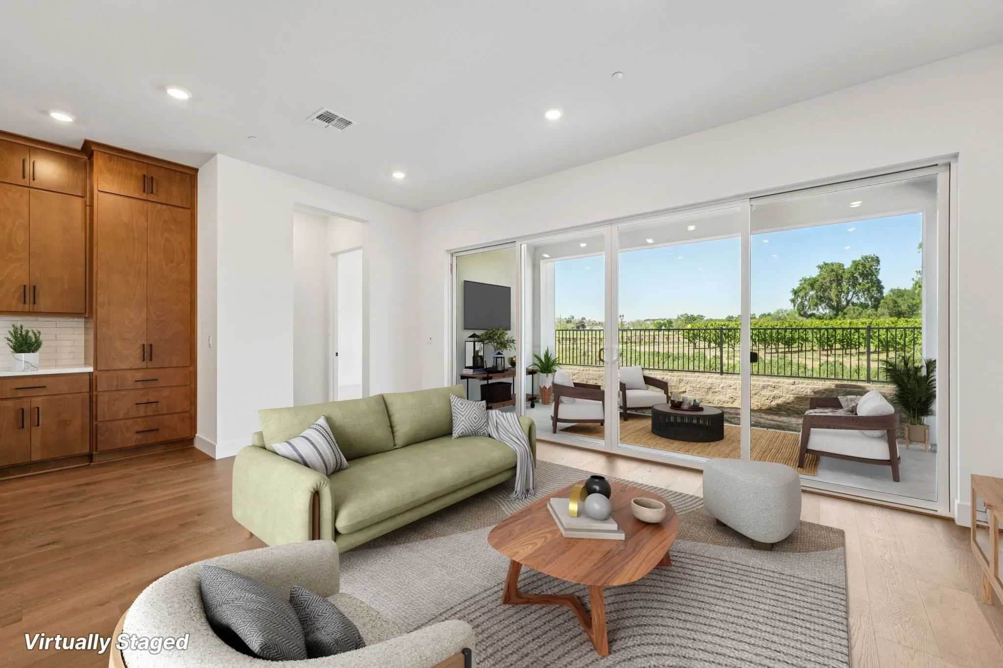 The Meadows Homesite 4 Living Room Virtually Stage