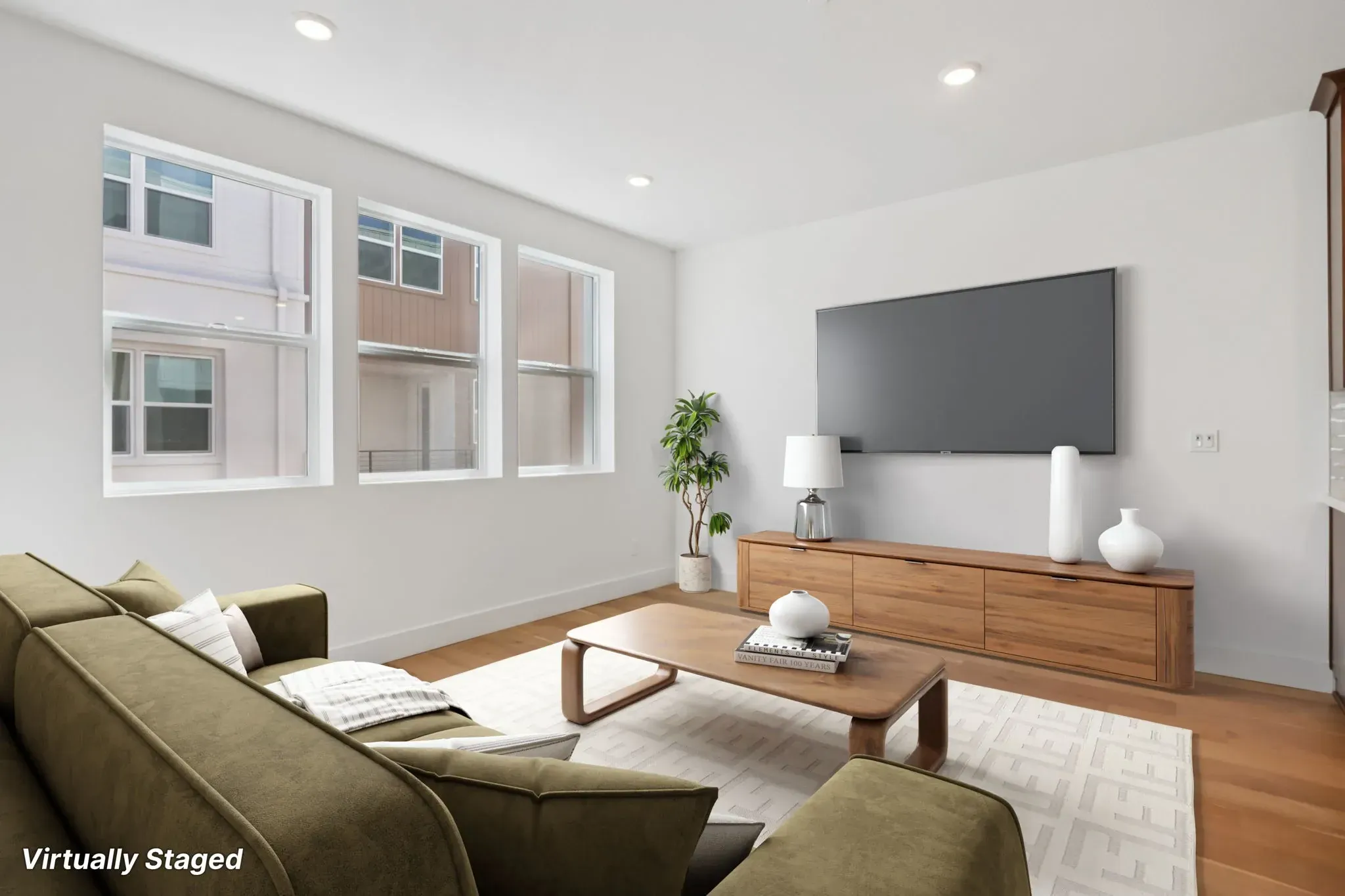 Serenity Homesite 606 Living Room Virtually Staged
