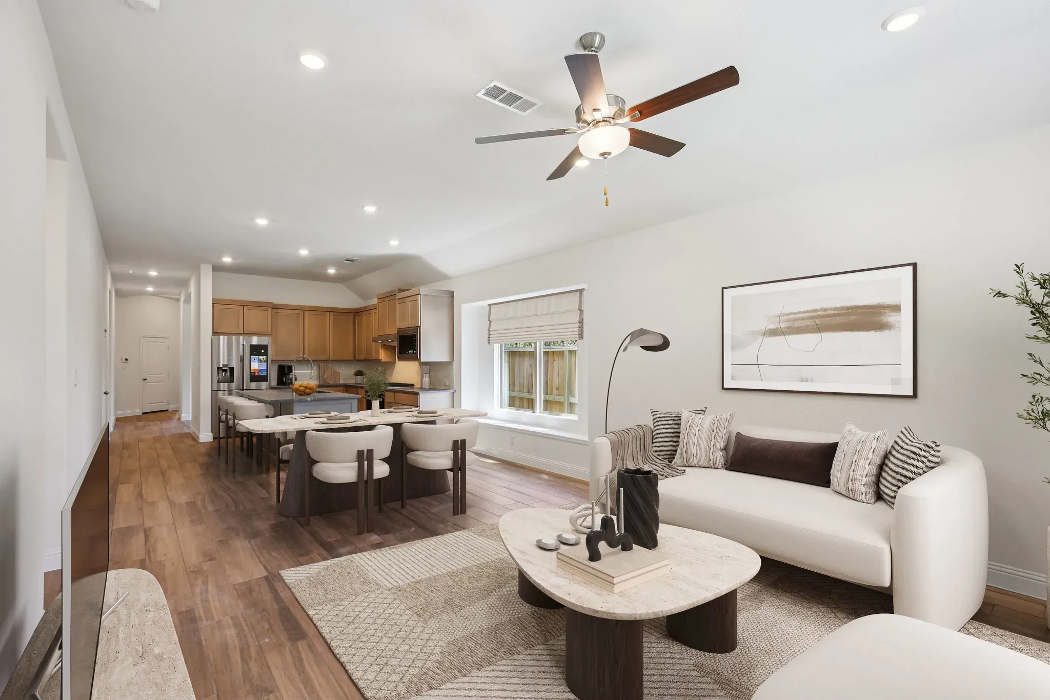 Homesite 2521 Great Room - Staged
