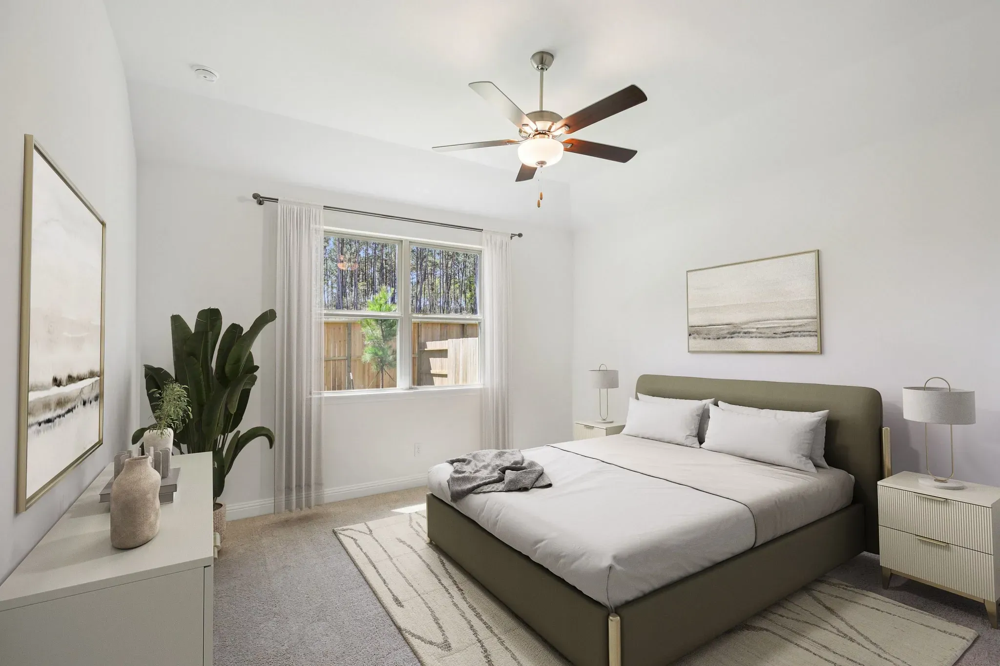 Homesite 2521 Primary Bed - Staged