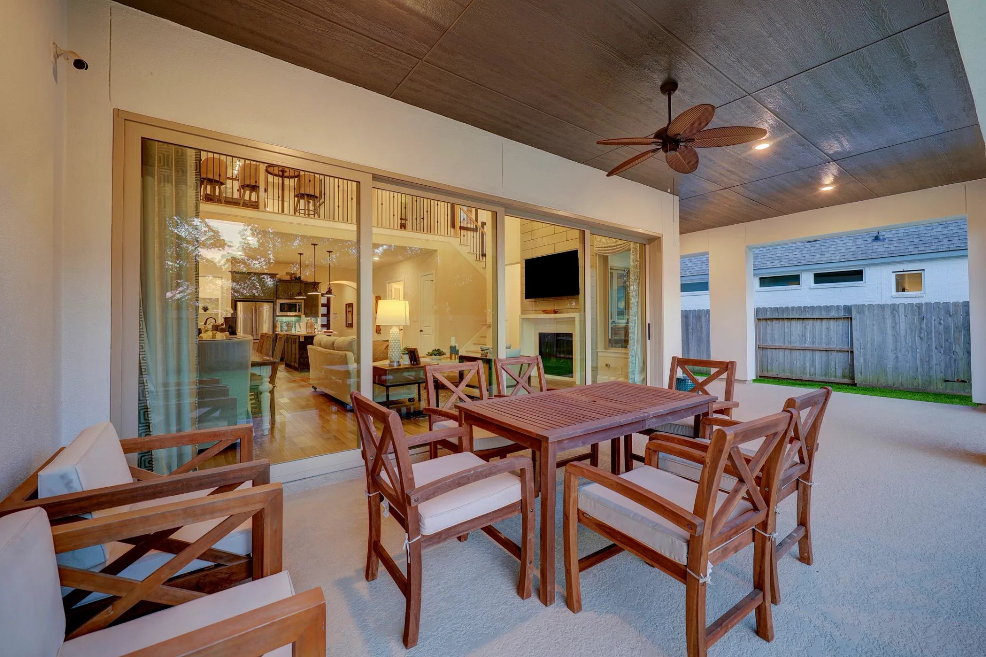 Homesite 5105 Outdoor Living - Staged