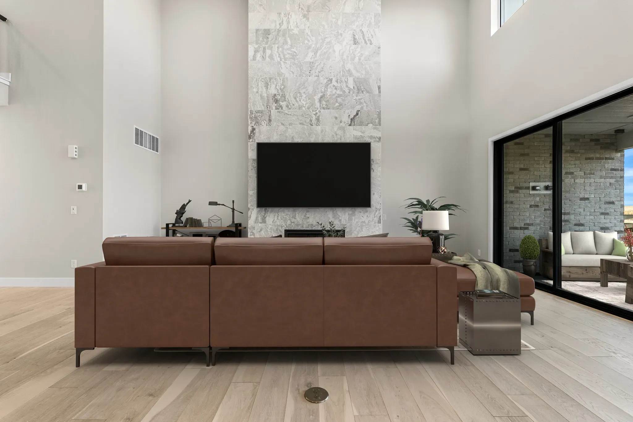 Homesite 3703 Great Room - Virtually Staged
