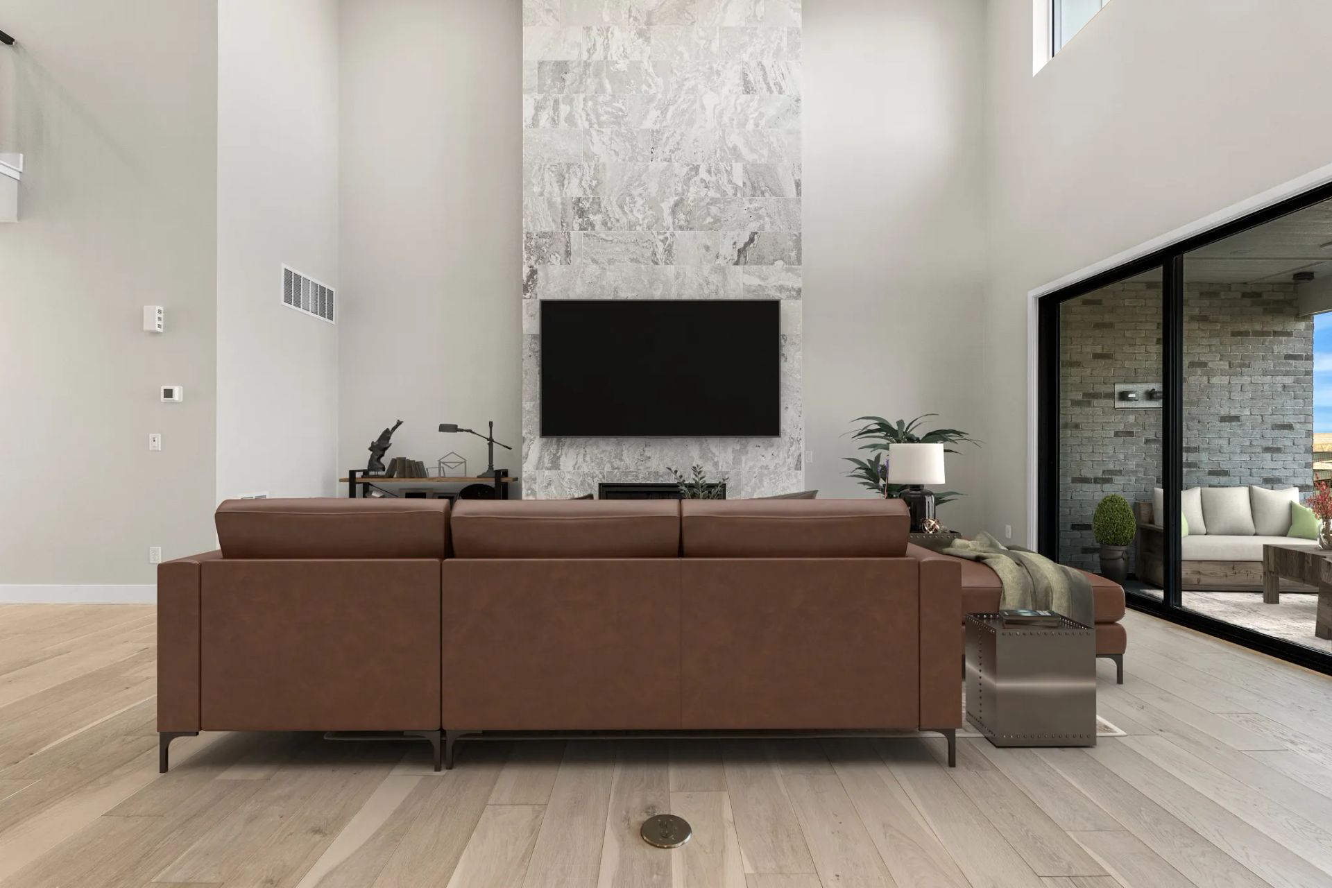 Homesite 3703 Great Room - Virtually Staged