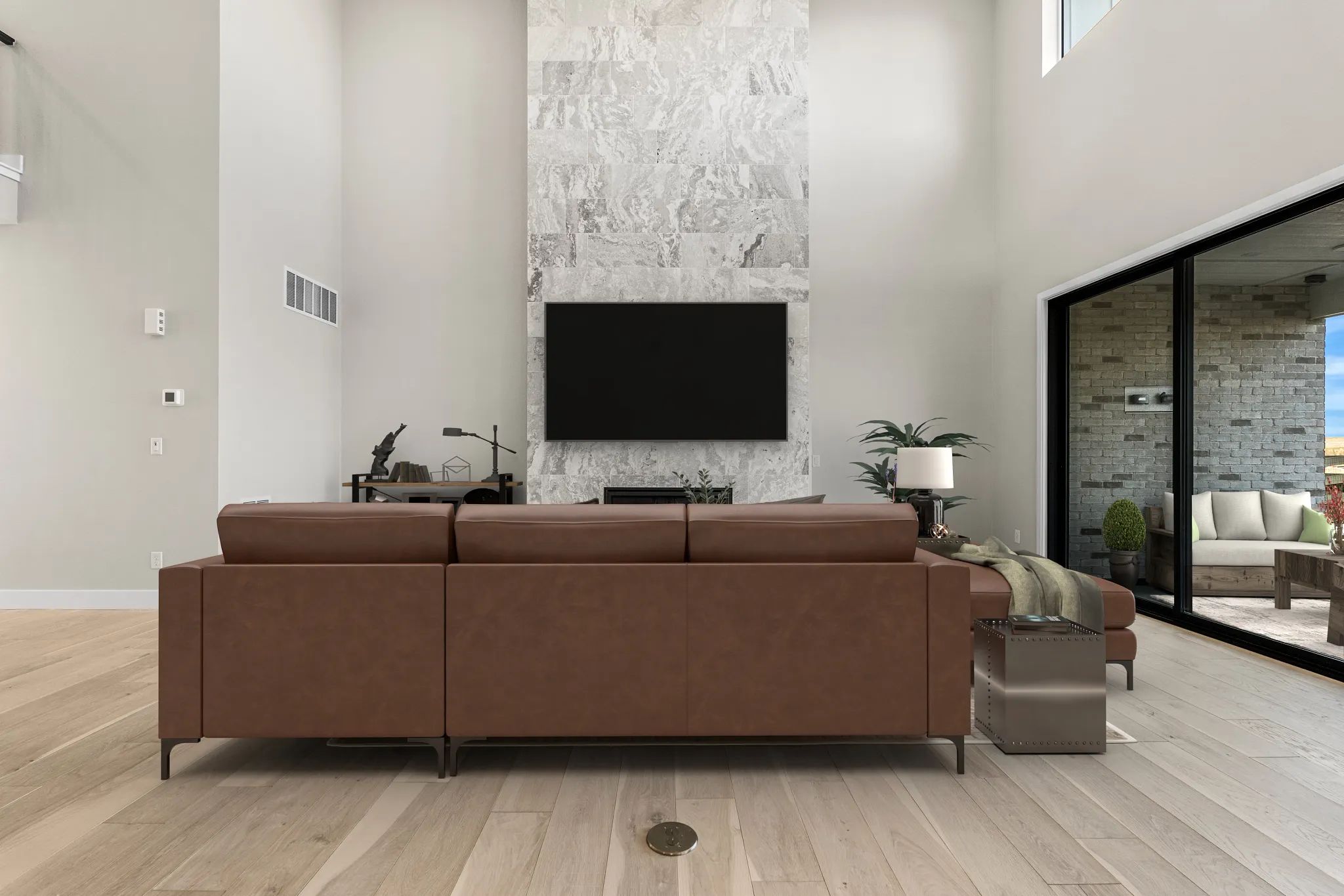 Homesite 3703 Great Room - Virtually Staged